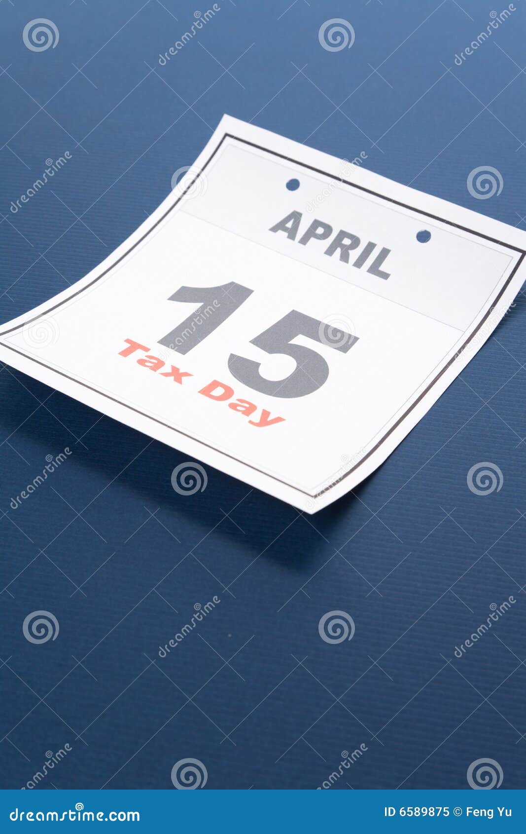 Calendar Tax Day stock image. Image of number, calendar 6589875
