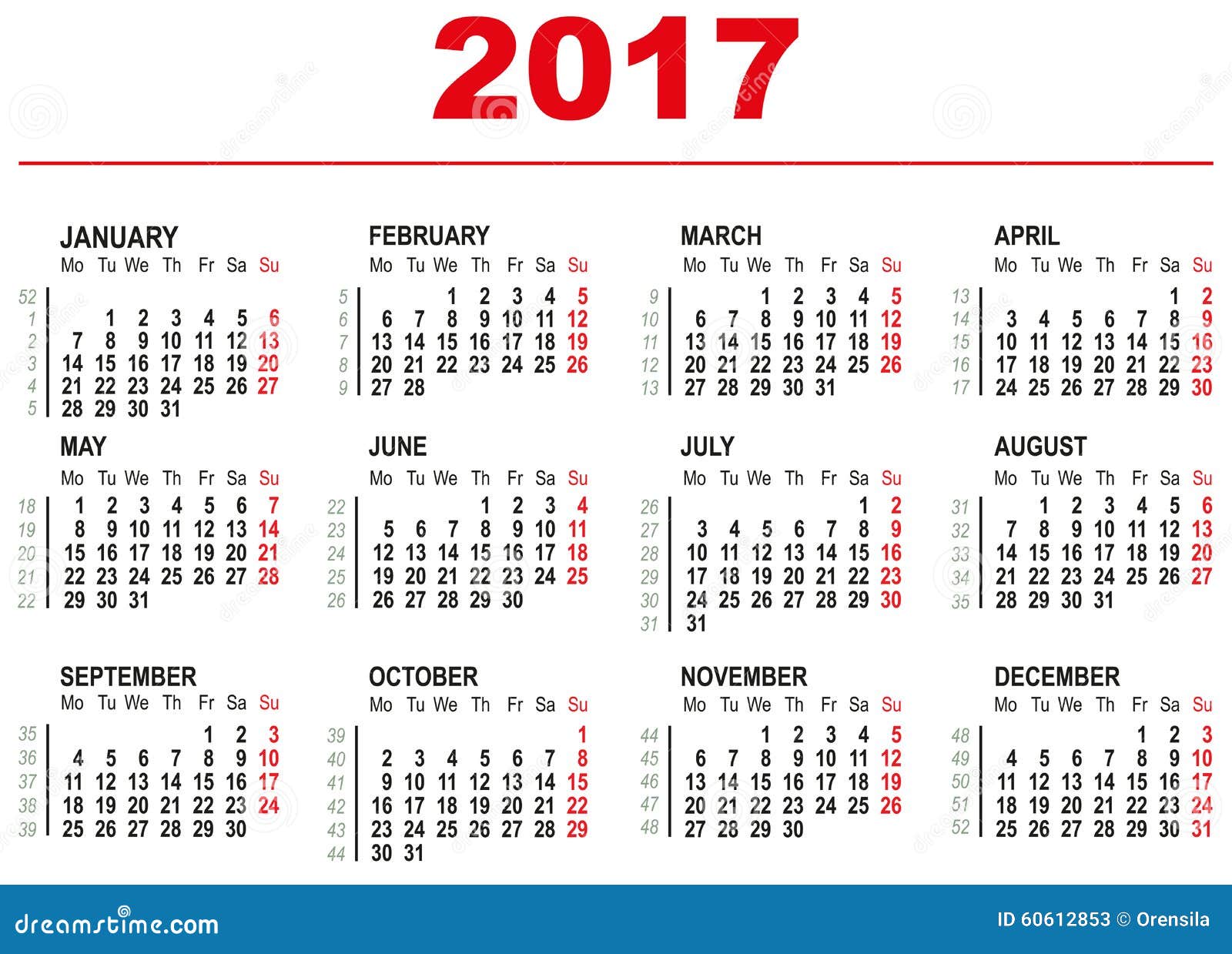 2017 год как работаем. Календарь 2017 с неделями. Календарь по неделям 2017. Недельный календарь 2017 года. Календарь 2017 с номерами недель.