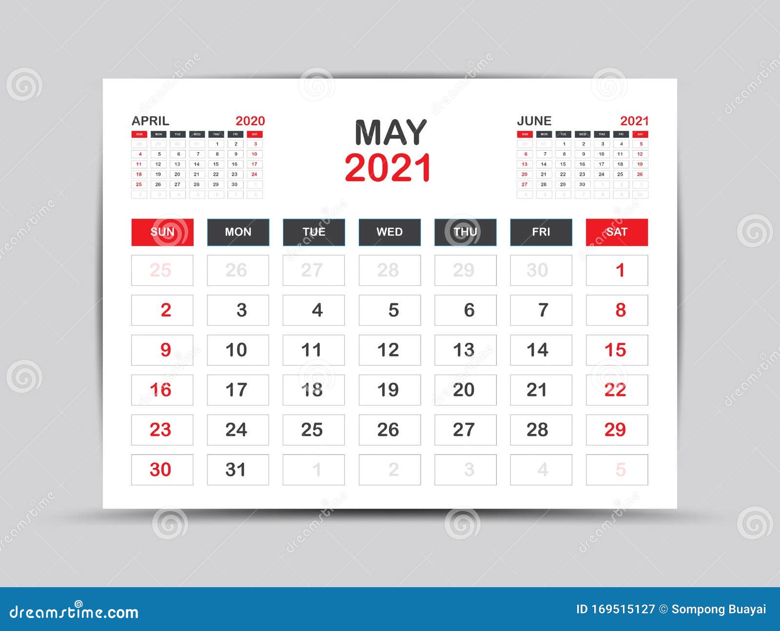 Calendar 2021 Template May Page Vector For Calendar 2021 Template Table Wall Desk Calendar Design Week Starts On Monday Stock Vector Illustration Of Office Design 169515127 2021 may designs wall calendar