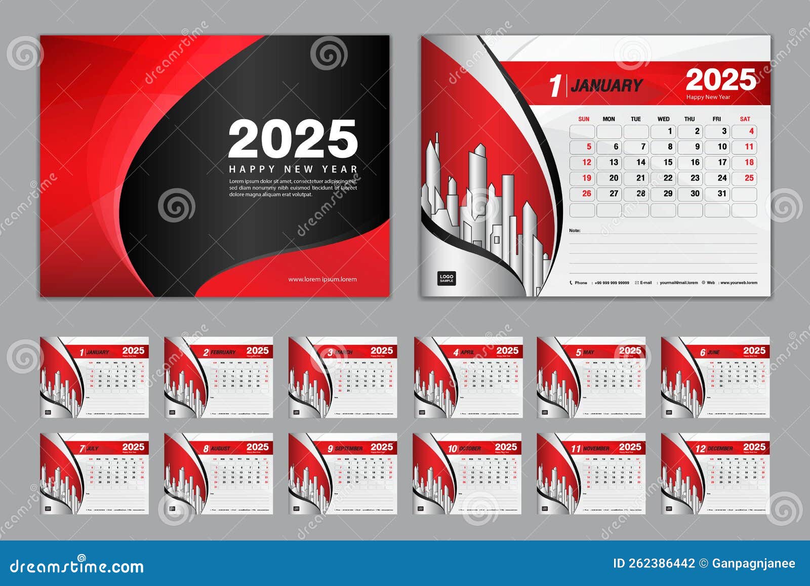 calendar-2025-template-set-vector-week-starts-sunday-set-of-12-month