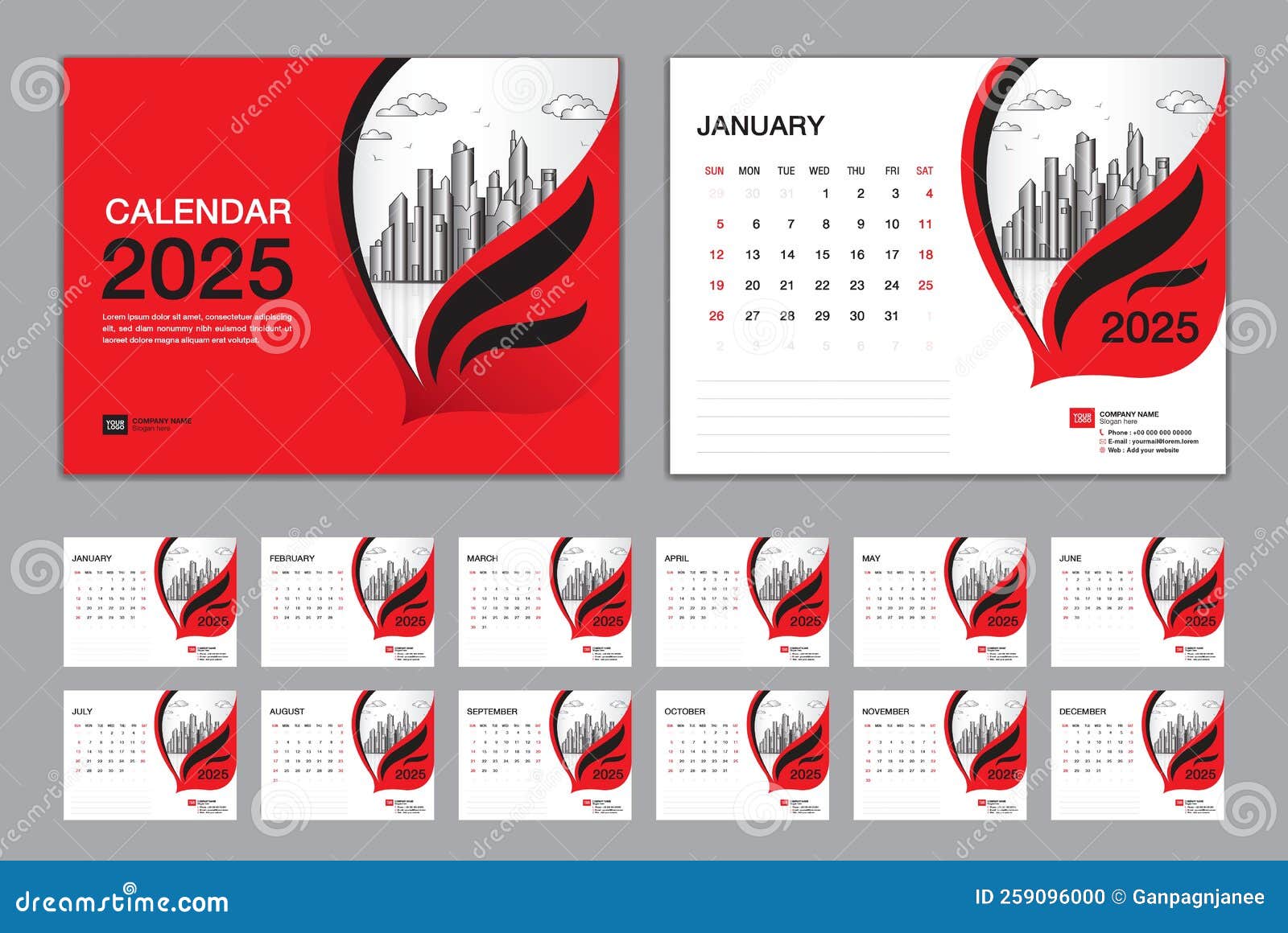 calendar-2025-template-set-vector-week-starts-sunday-set-of-12-month-desk-calendar-2025-year