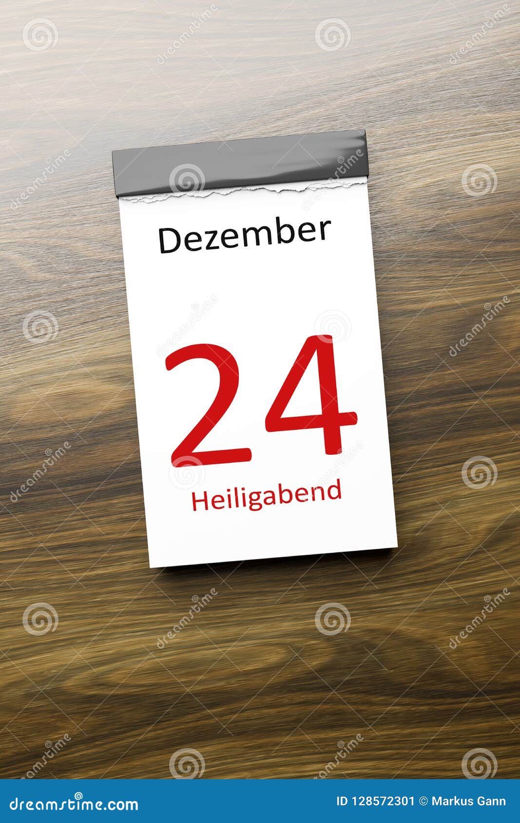 A Calendar The 24th Of December Christmas Eve Text In German Lan Stock a-calendar-the-24th-of-december-christmas-eve-text-in-german-lan-stock