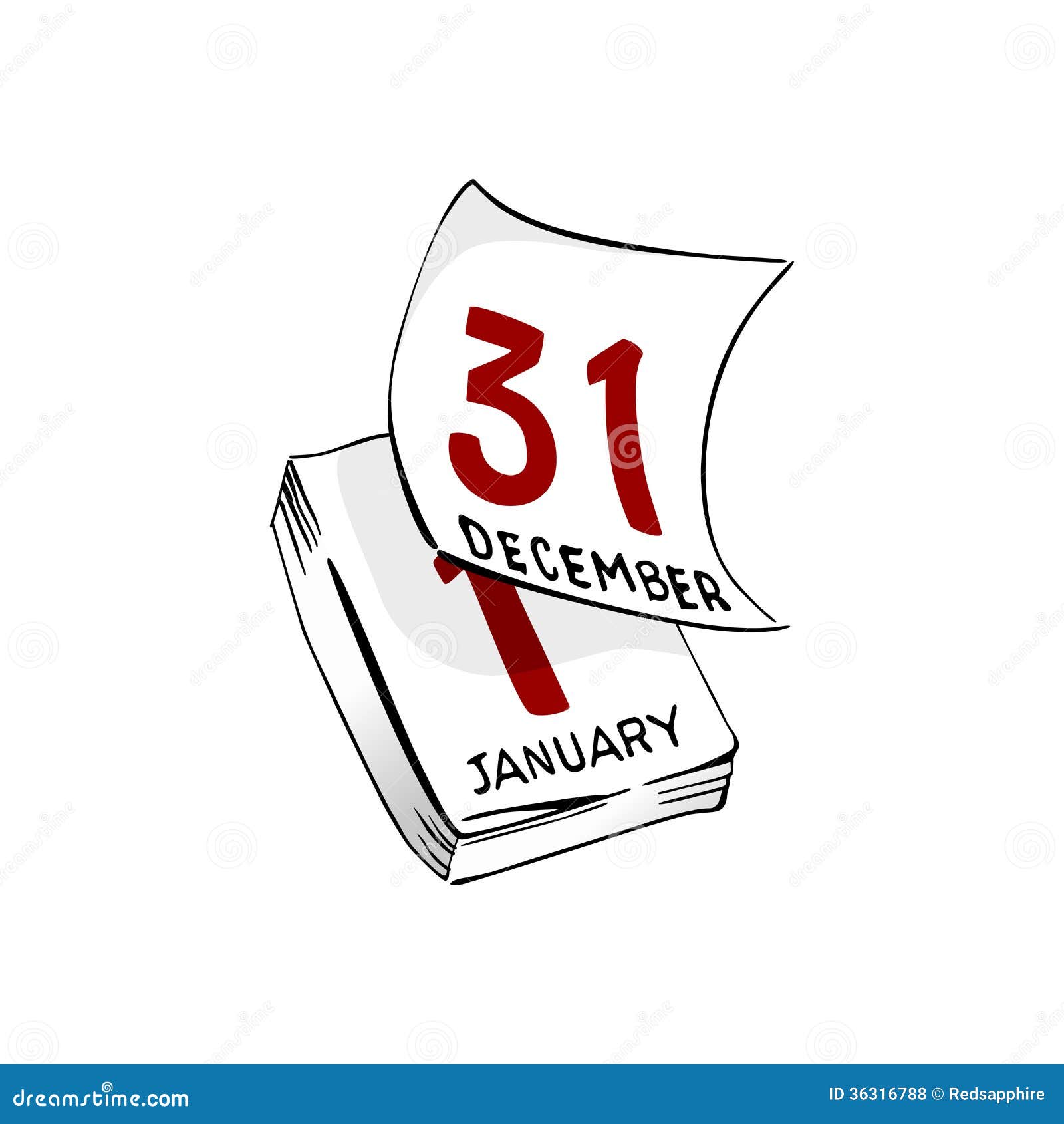 Calendar Pages Turning