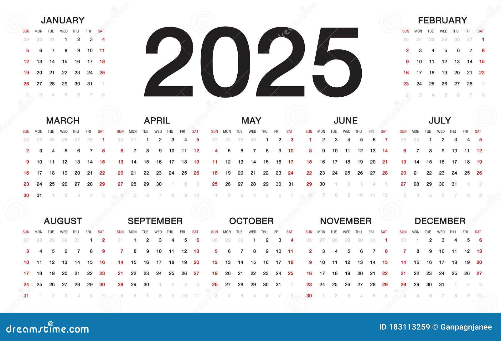 calendar-2025-week-starts-from-sunday-stock-vector-illustration-of-event-diary-183113259