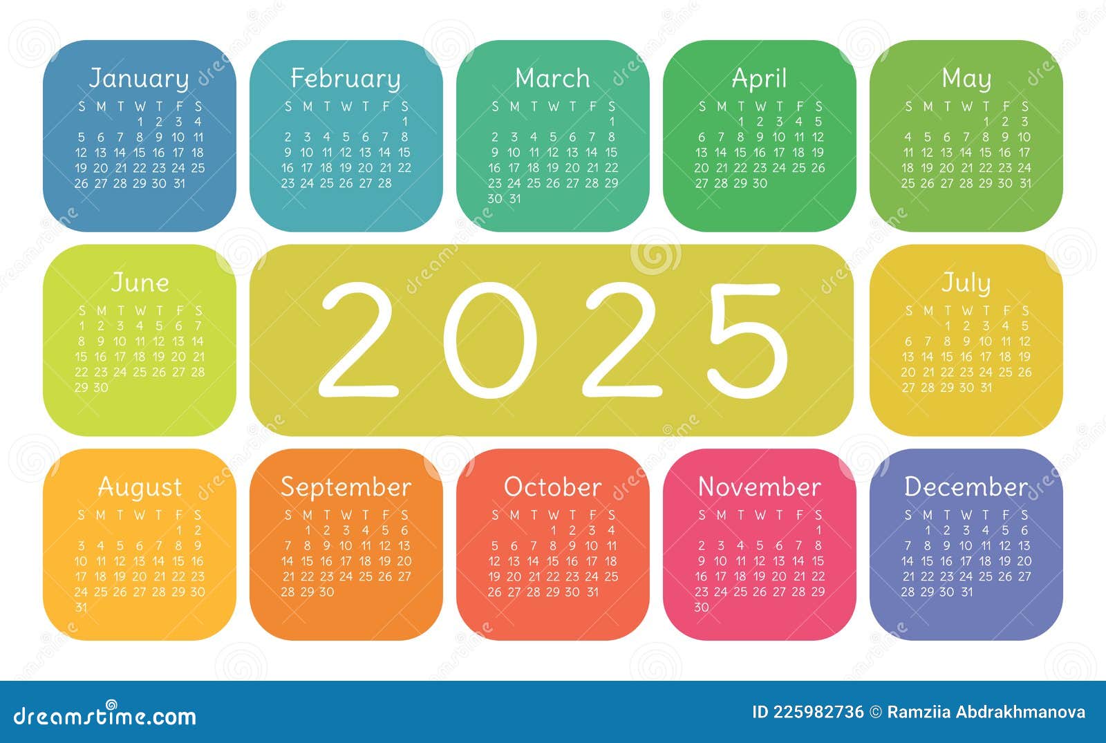 calendar-2025-year-english-colorful-vector-horizontal-wall-or-pocket-calender-design-template
