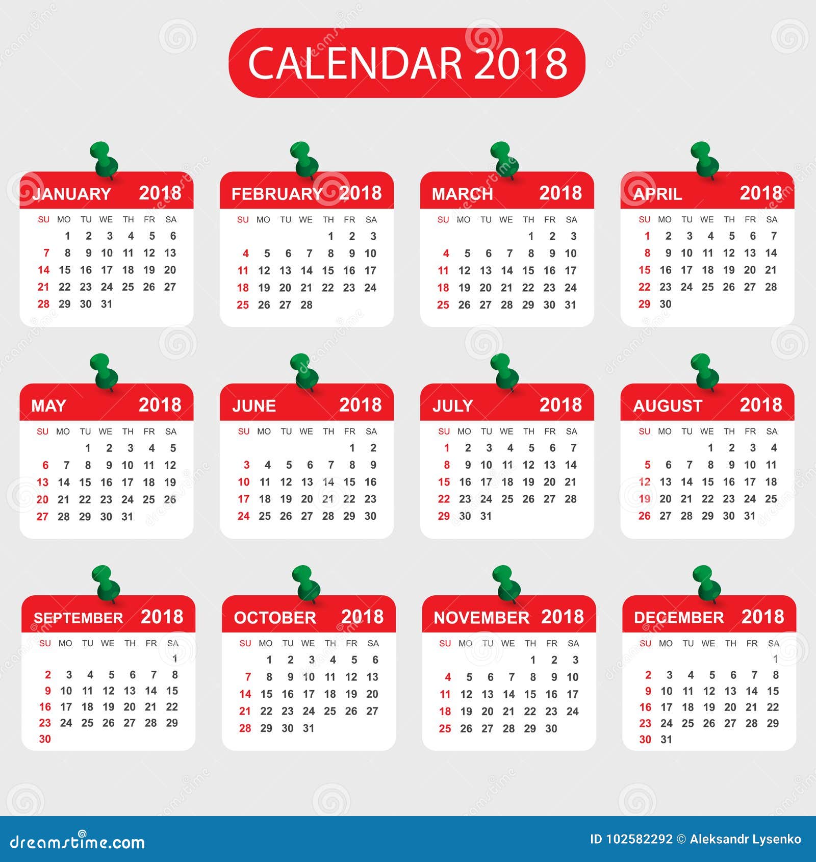 Calendar 18 Year In Simple Style Calendar Planner Design Stock Vector Illustration Of Blank Office Calendar 18 Year In Simple Style Calendar Planner Design Stock Vector Illustration Of Blank Office