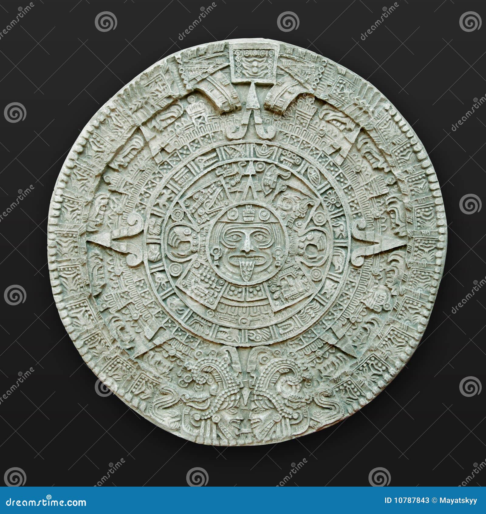 Calendario azteca América latina. Calendario azteca de piedra América latina