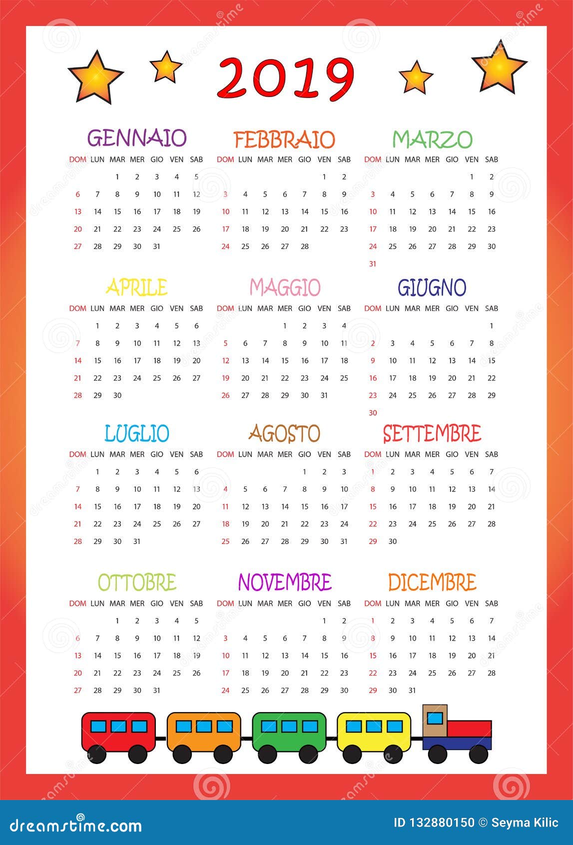 Calendario Bambini Stock Illustrations – 5 Calendario Bambini Stock  Illustrations, Vectors & Clipart - Dreamstime