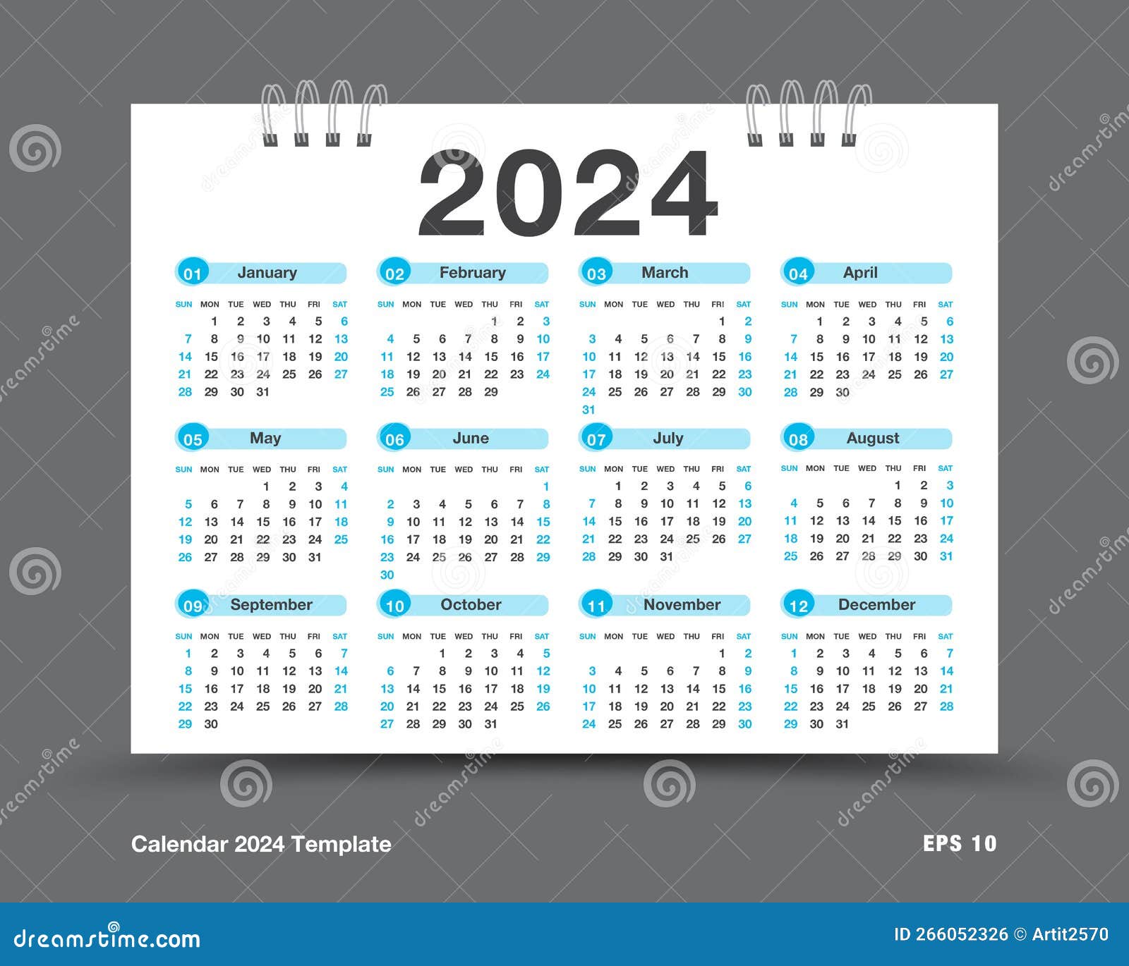 Calendrier 2024 : nos modèles gratuits à imprimer