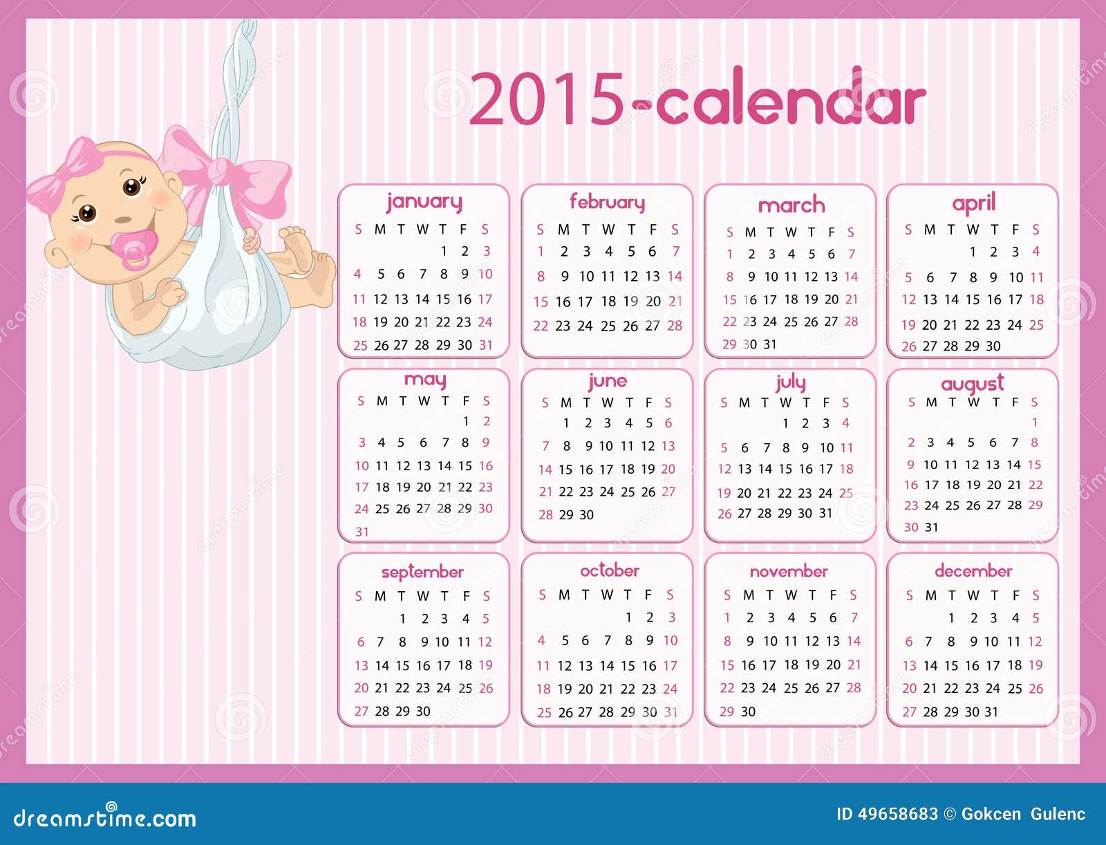 Calendrier De Bebe Pour Des Filles Illustration De Vecteur Illustration Du Cheri Mois Calendrier De Bebe Pour Des Filles Illustration De Vecteur Illustration Du Cheri Mois