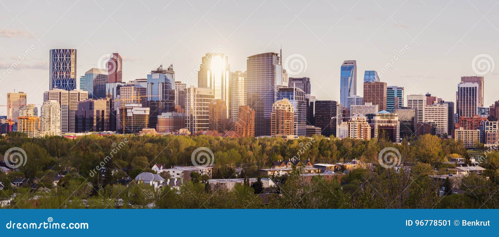 calgary - panorama of city