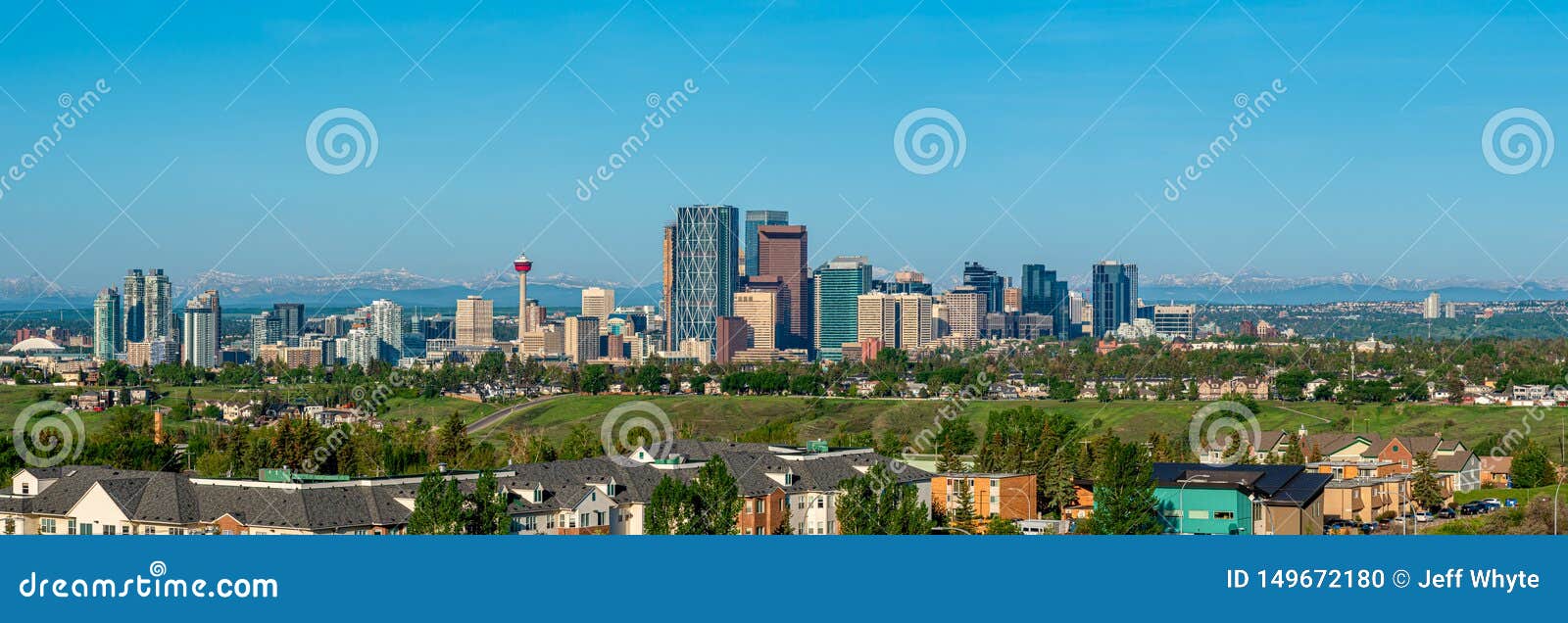 calgary - panorama of city