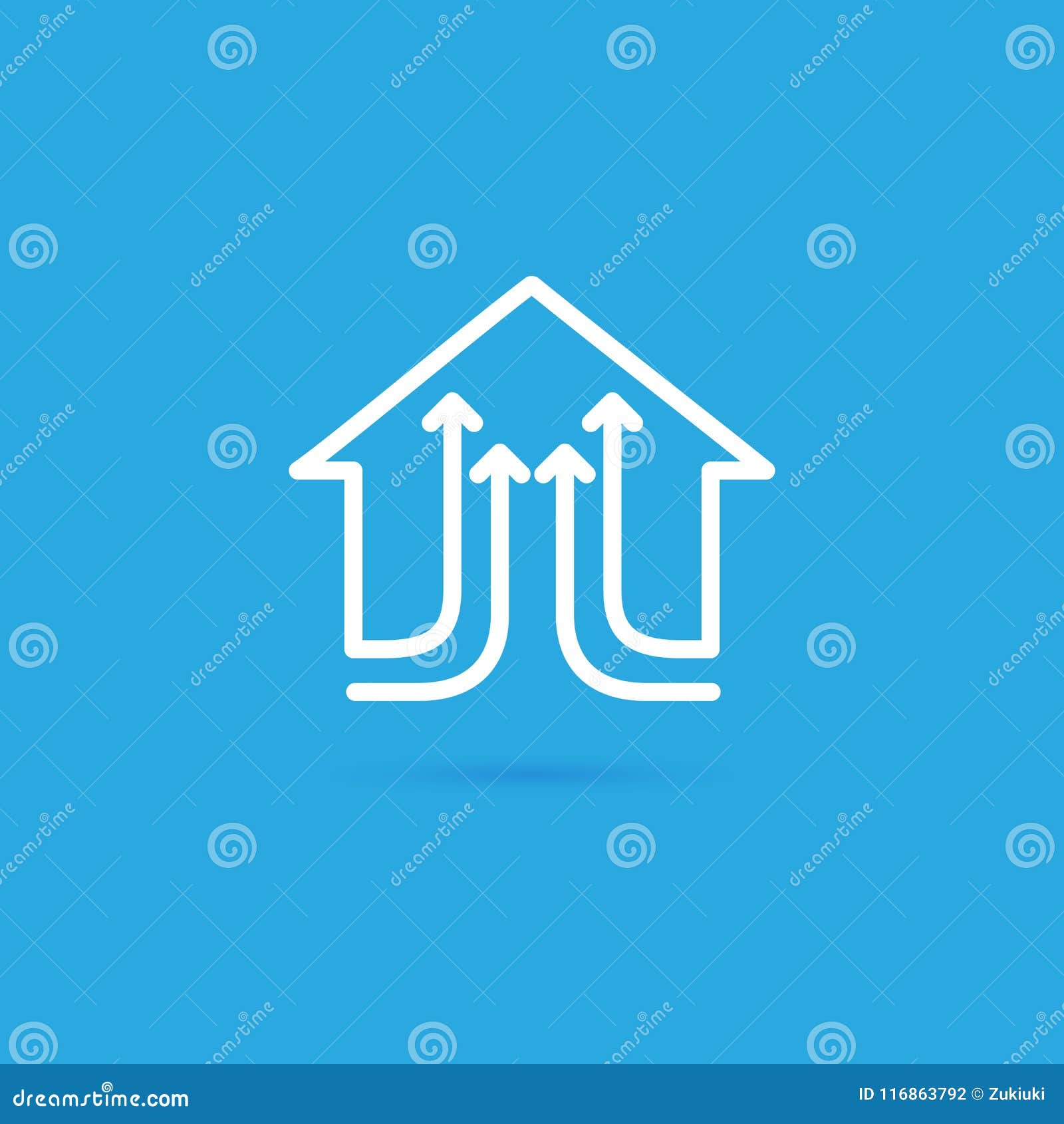 Calibre De Vecteur D'agent Immobilier De Conception De Logo ...