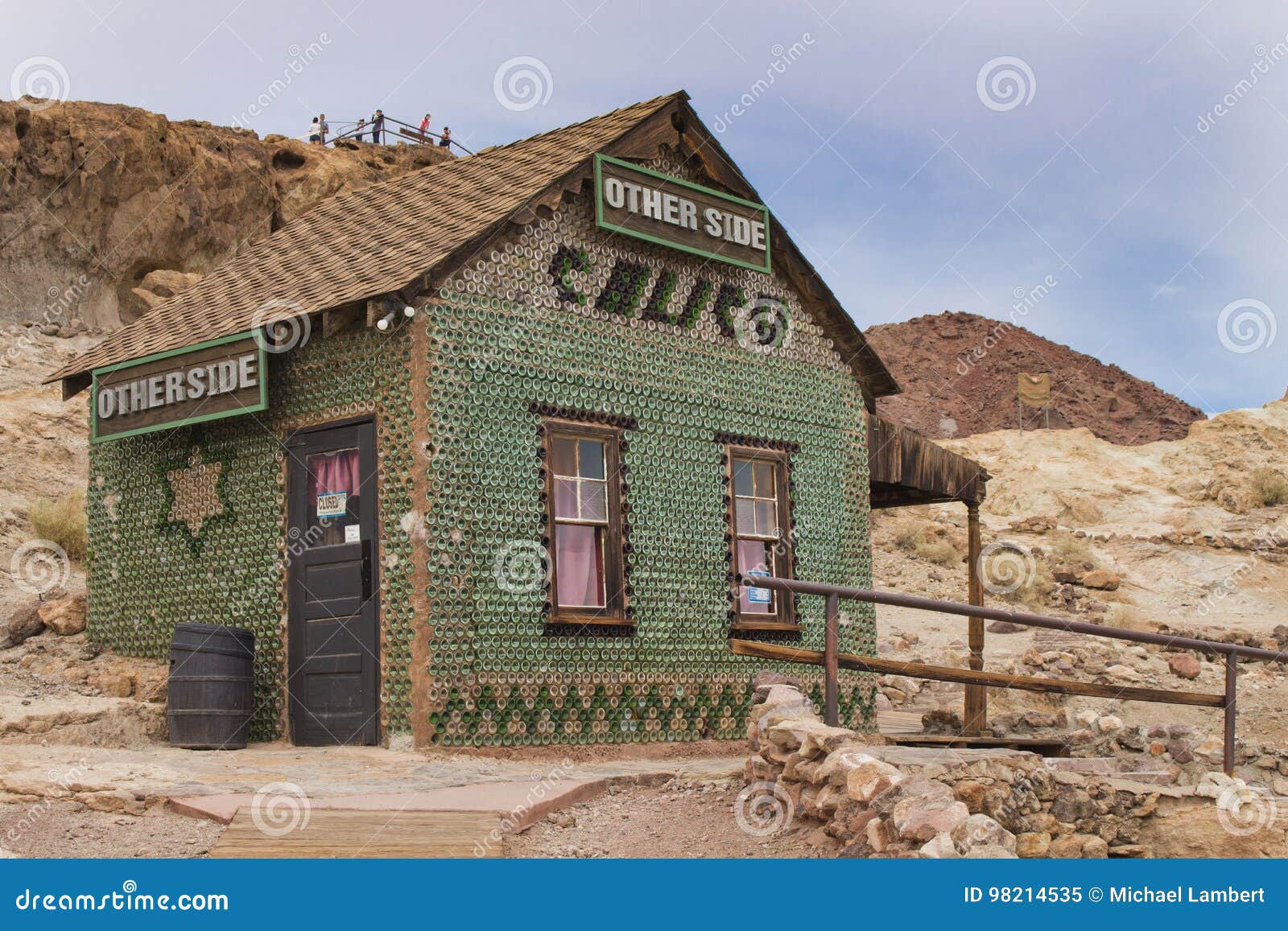 CALICO, CA Calico Ghost Town Bottle House Editorial Image Image of