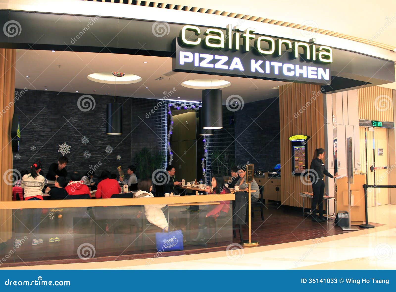 California Pizza Kitchen In Hong Kong Editorial Stock Photo Image of