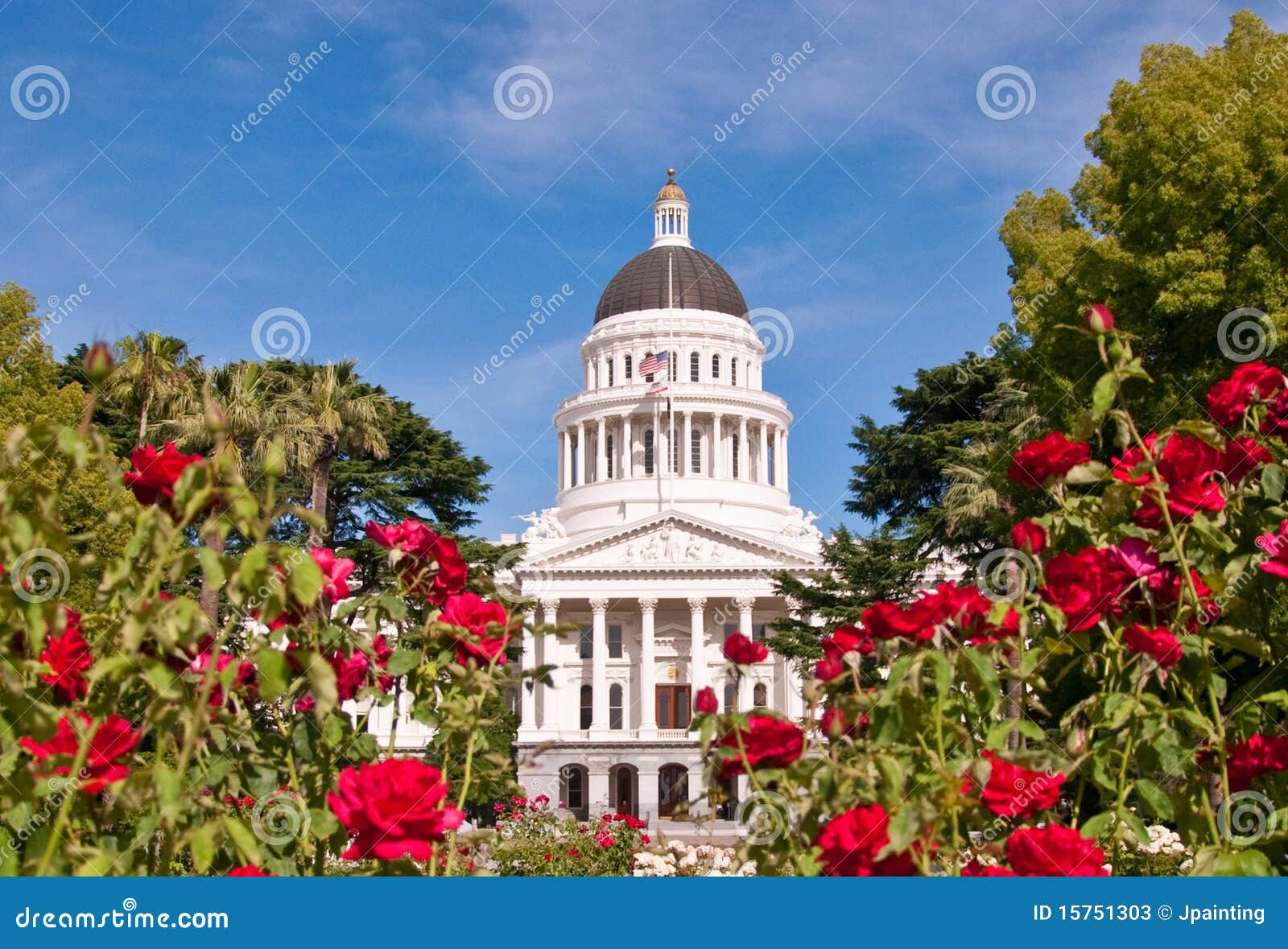 California State Capitol Rose Garden Stock Photos Free & RoyaltyFree