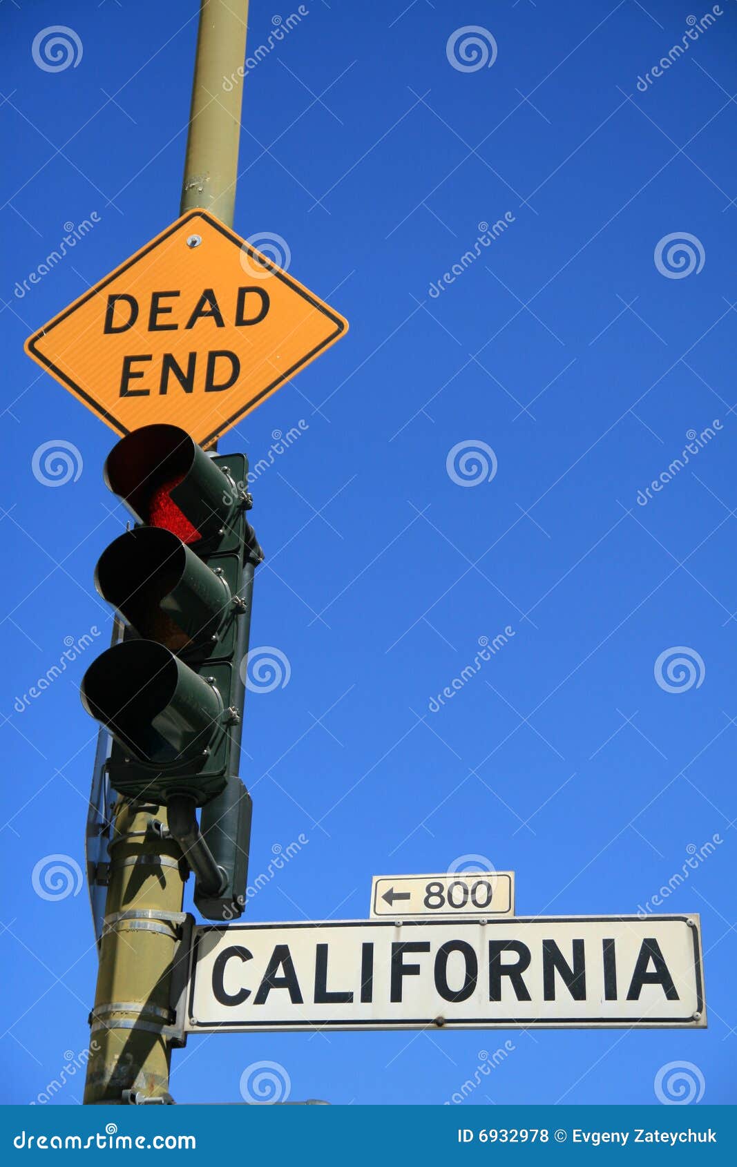 California traffic light stock photo. Image of pillar 6932978