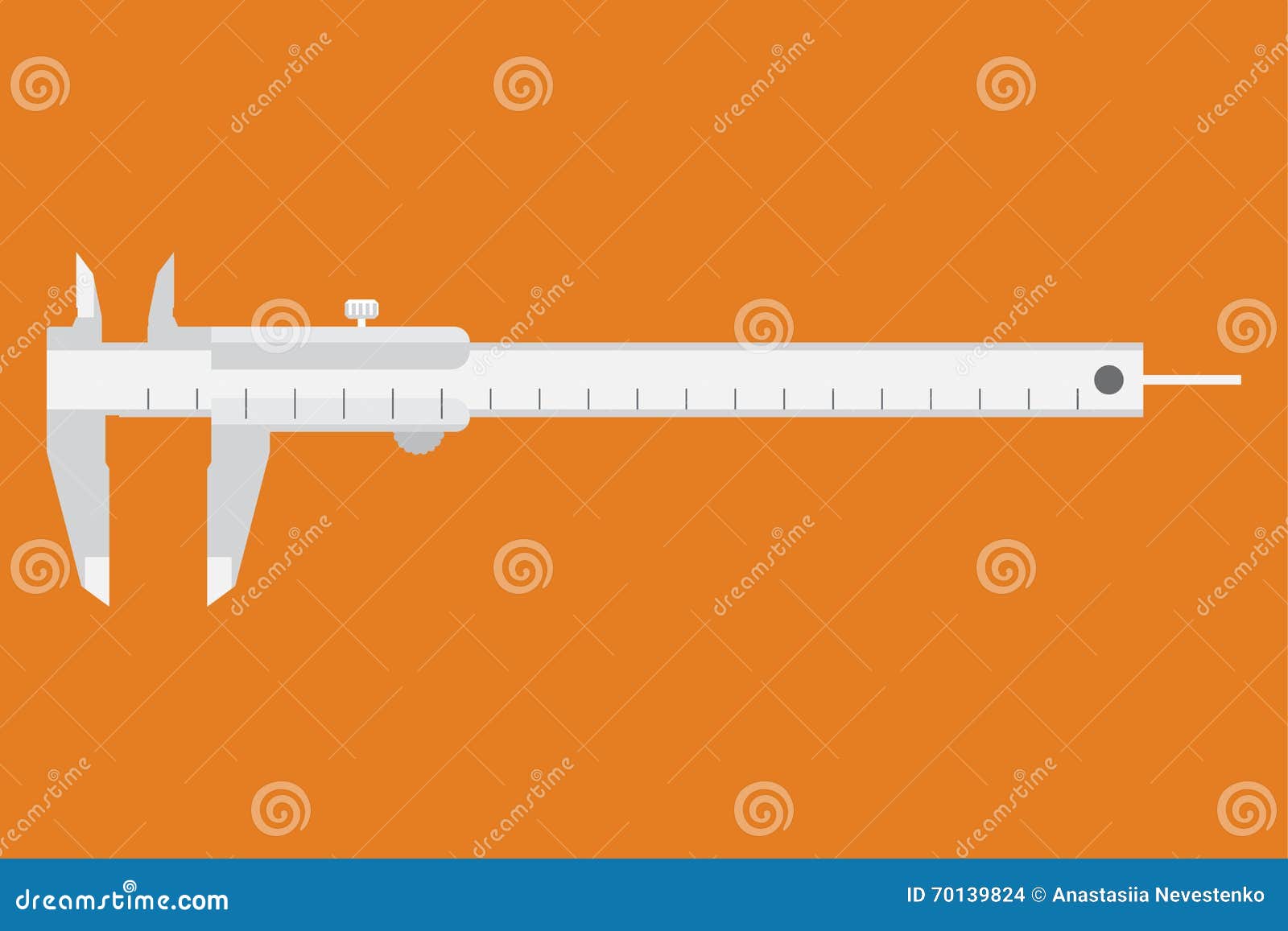 caliper icon. measuring instrument