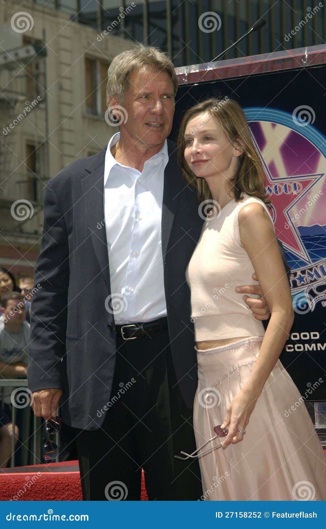 Calista Flockhart,Harrison Ford Editorial Image