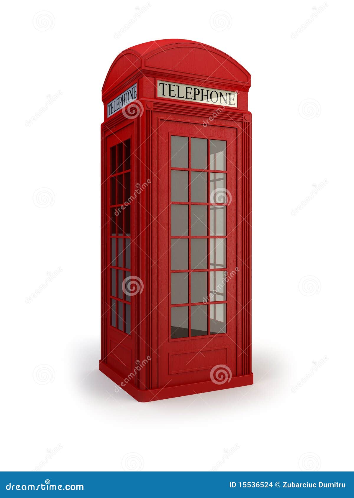 Callbox stock illustration. Illustration of styled, classic 15536524