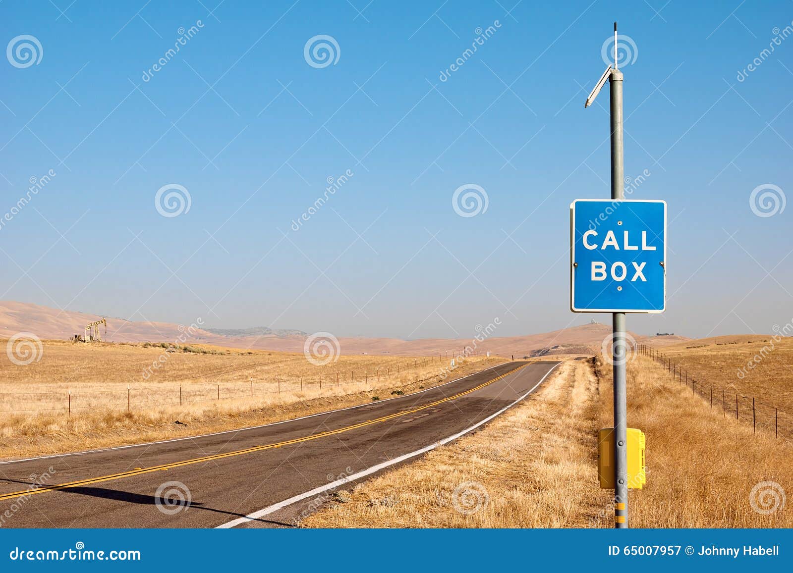 Call Box off Highway stock image. Image of helping, abandon 65007957