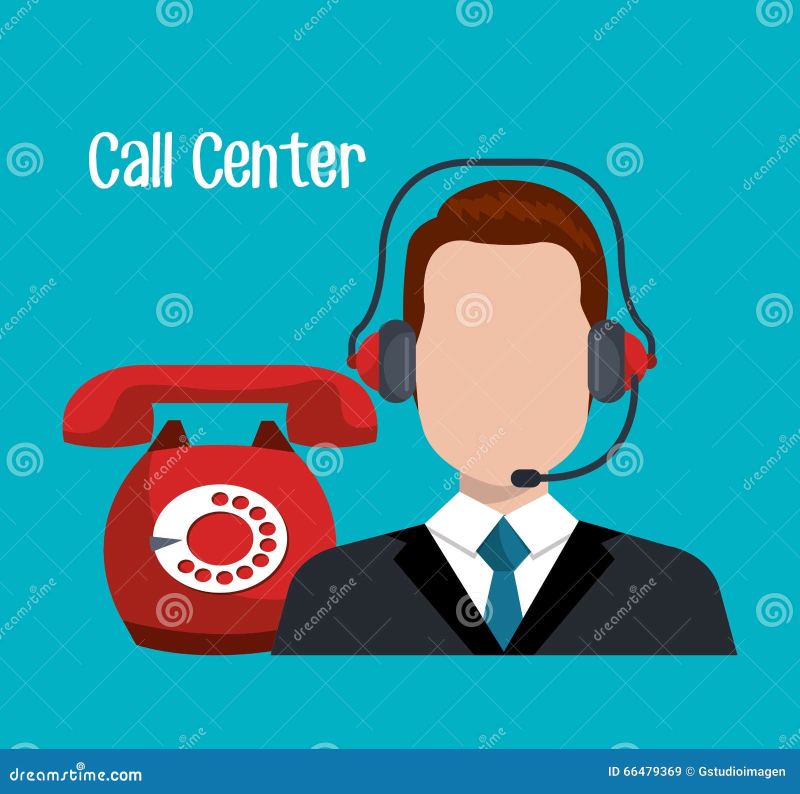 Call center service design stock illustration ...