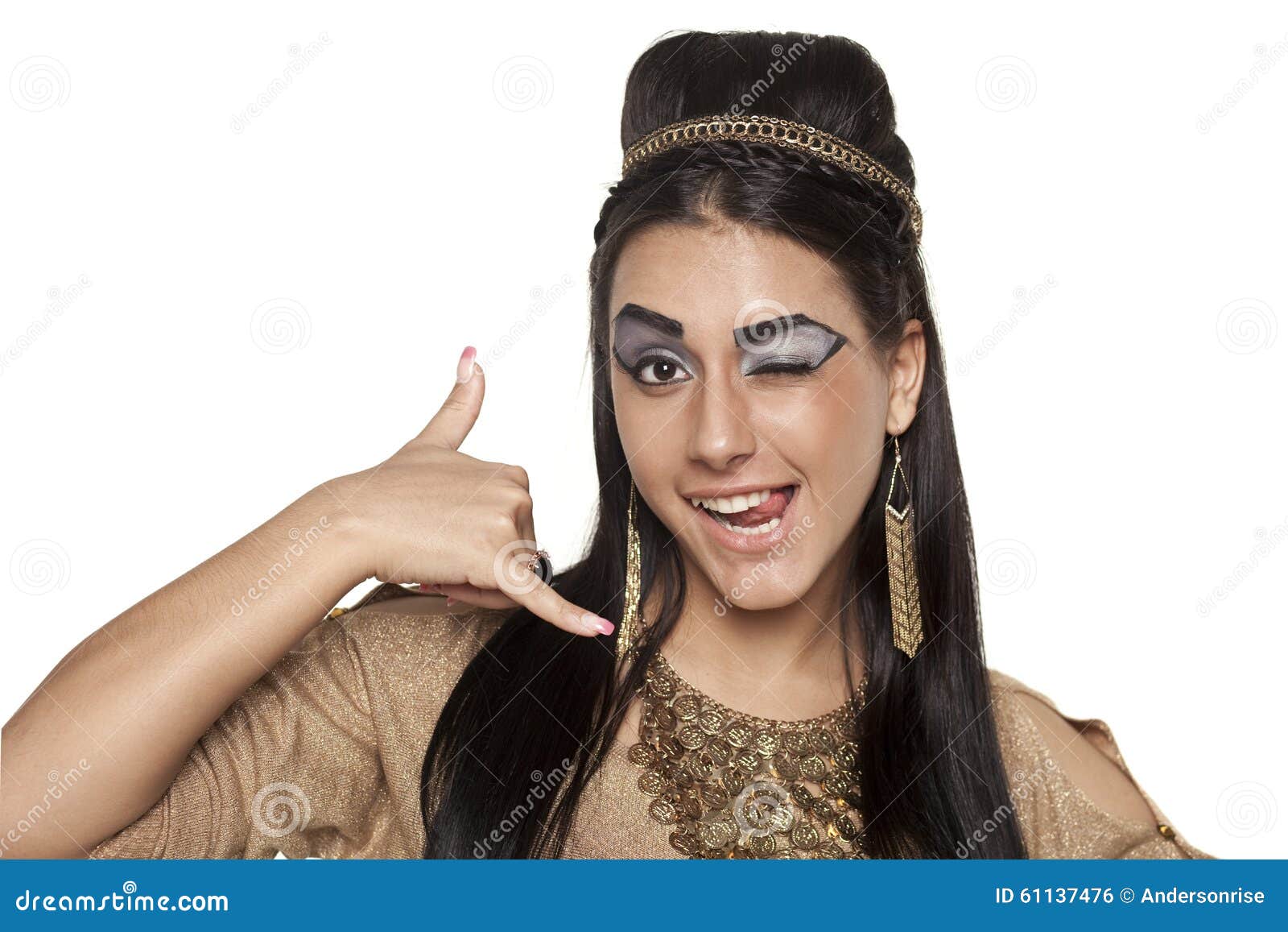 Call Me Egyptian Queen Cleopatra Stock Photo Image of background