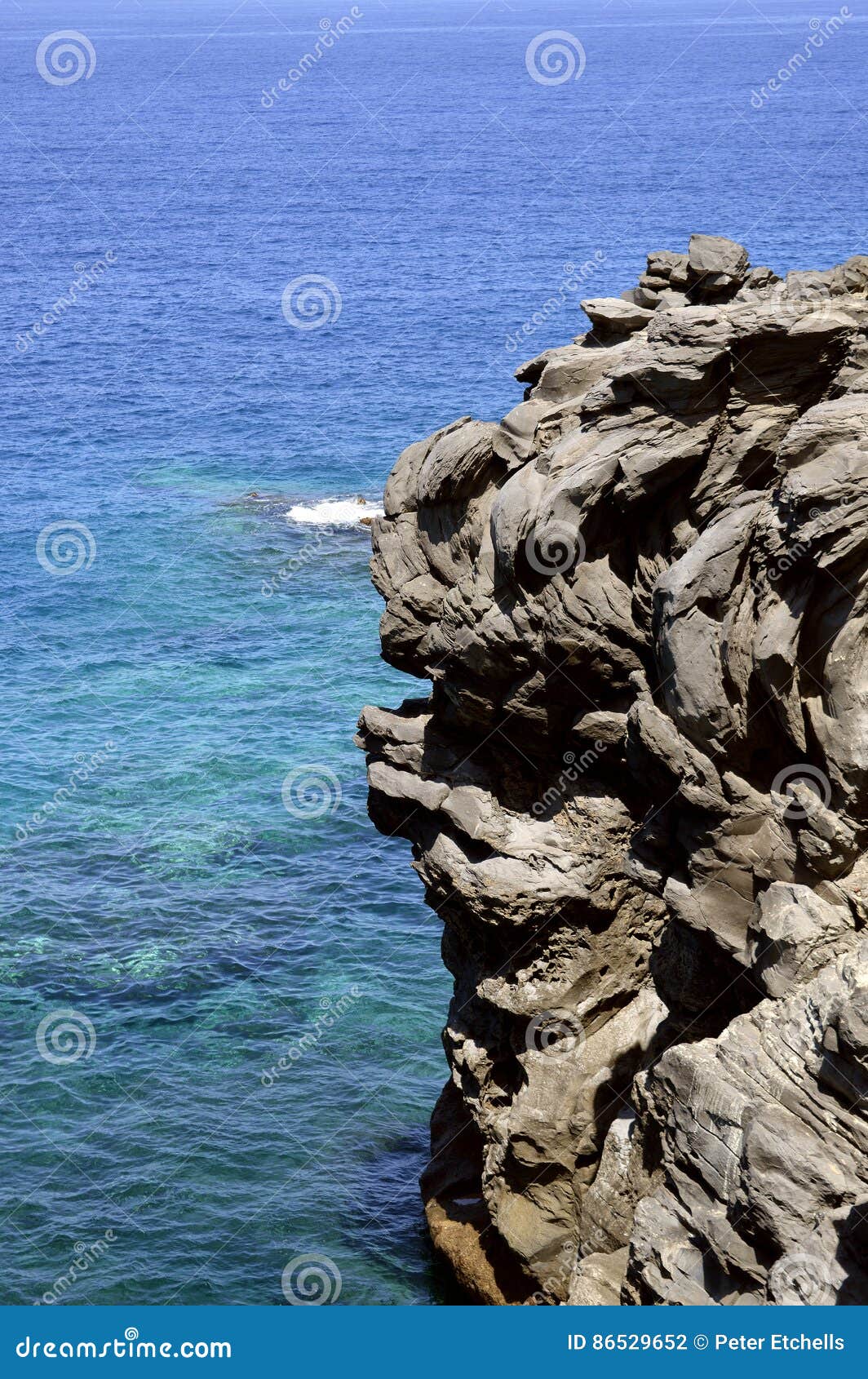 callao salvaje coast volcanic rock formation
