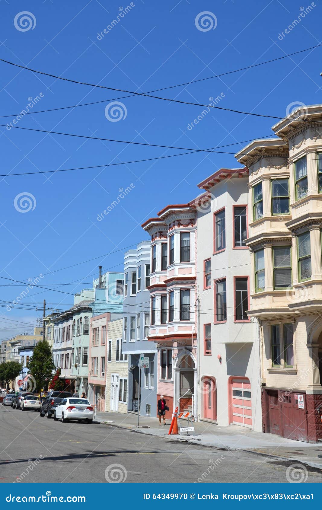 Calle en San Francisco imagen editorial. Imagen de inglaterra 64349970