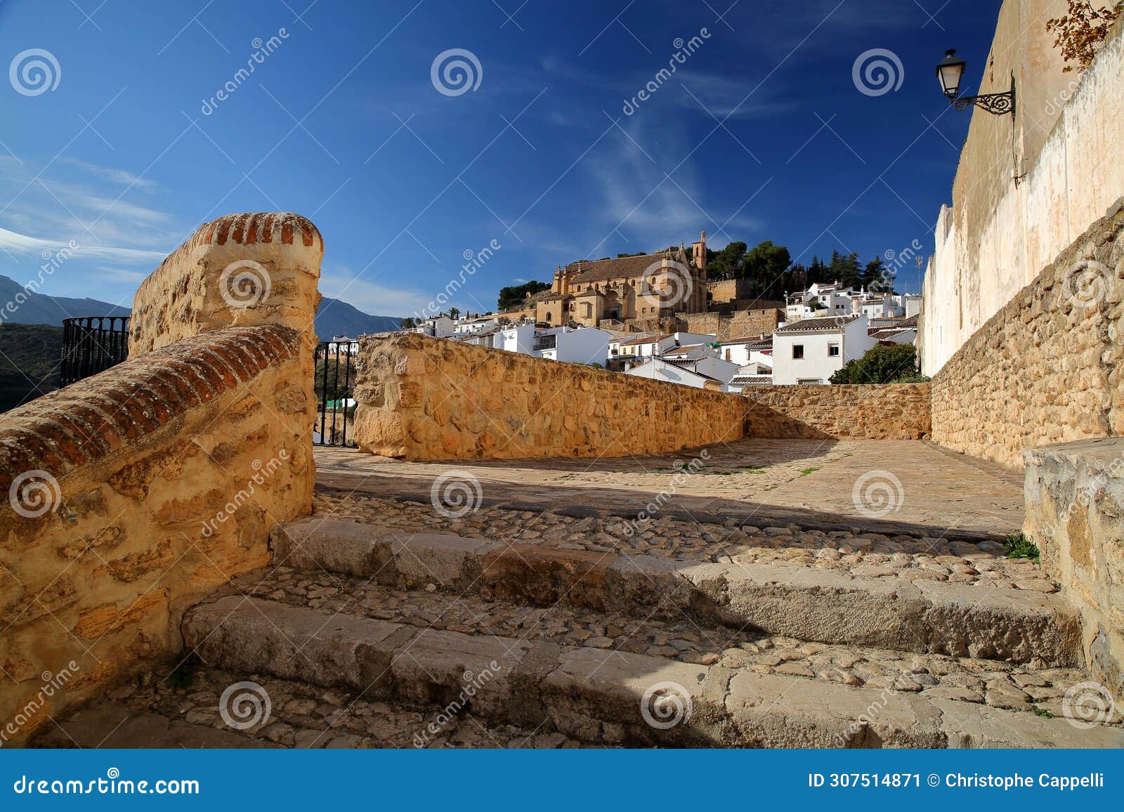 callejon de la piscina (piscina alley), located behind carmen church in antequera