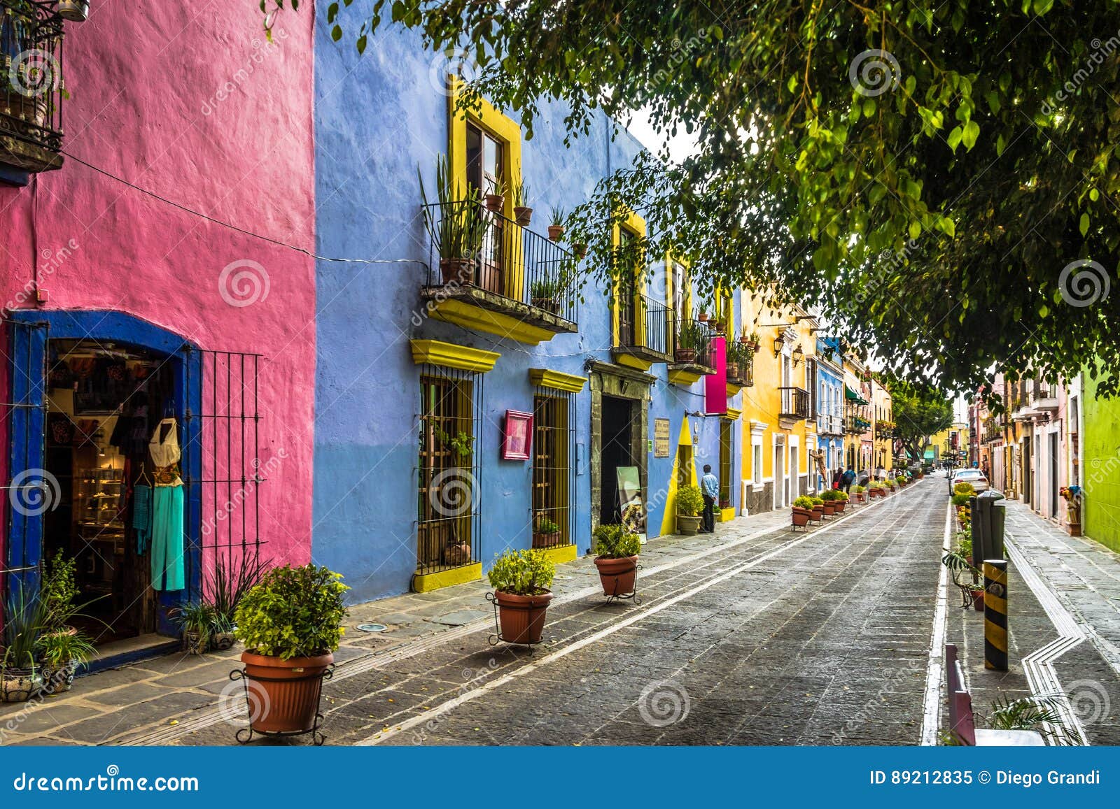 Callejon De Los Sapos Puebla, Mexico Editorial Image Image of