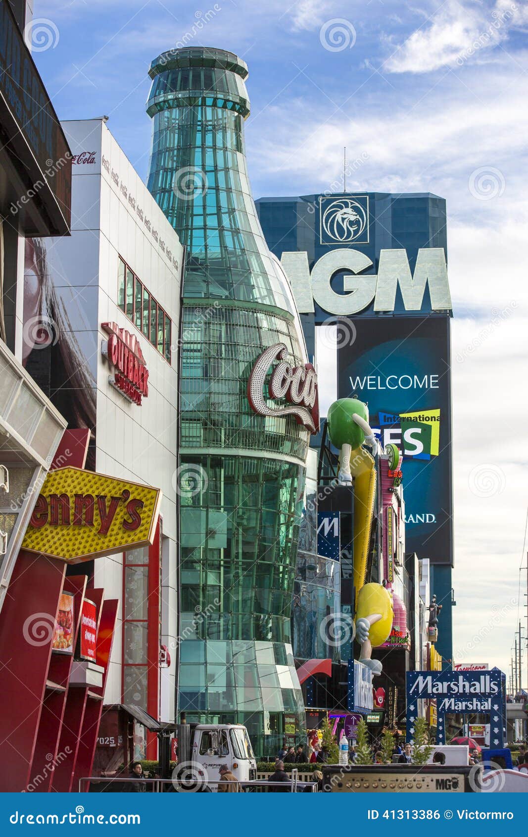 Calles de Las Vegas foto editorial. Imagen de america - 41313386, image size:1067x1690