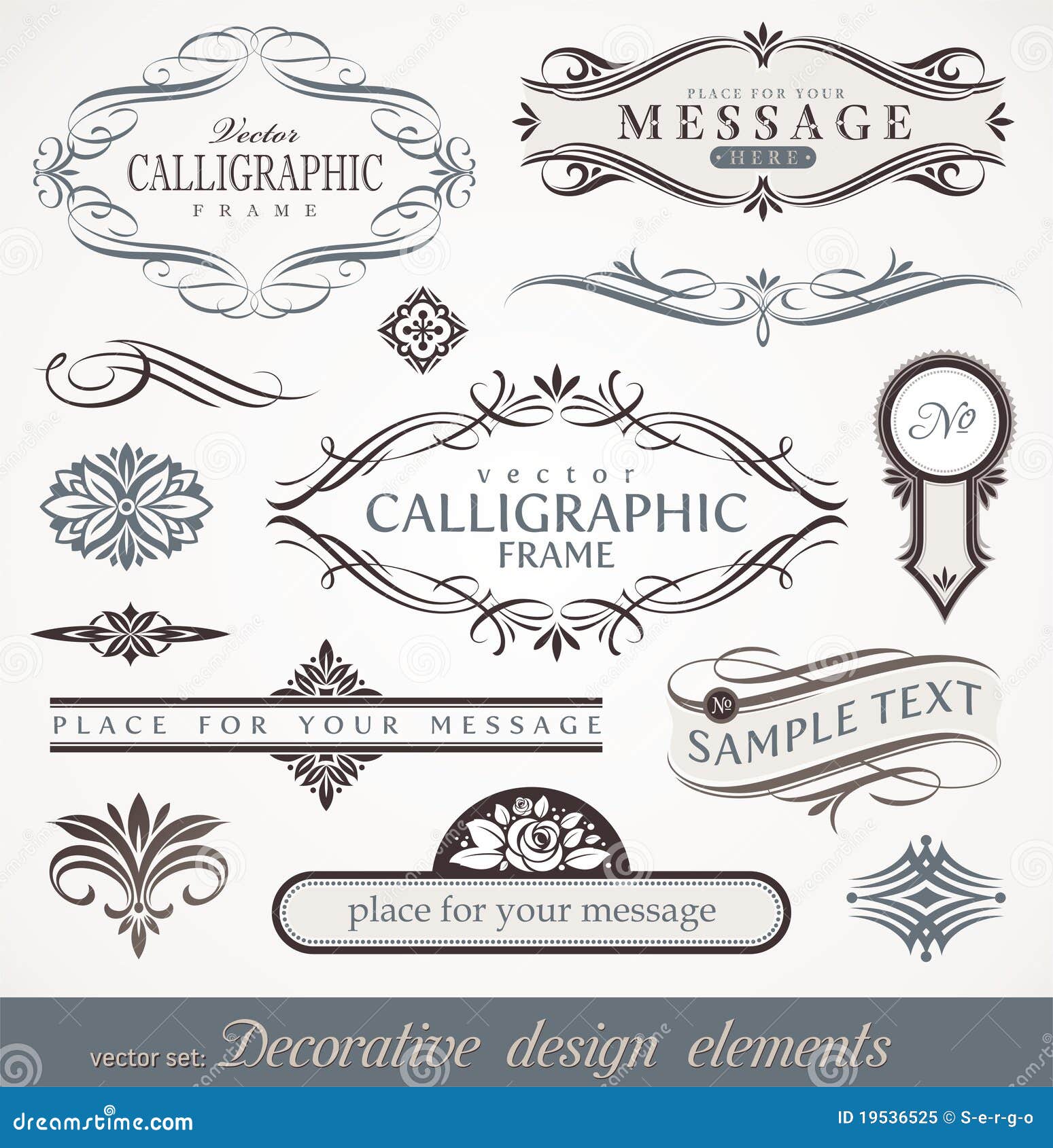 calligraphic  s & page decor