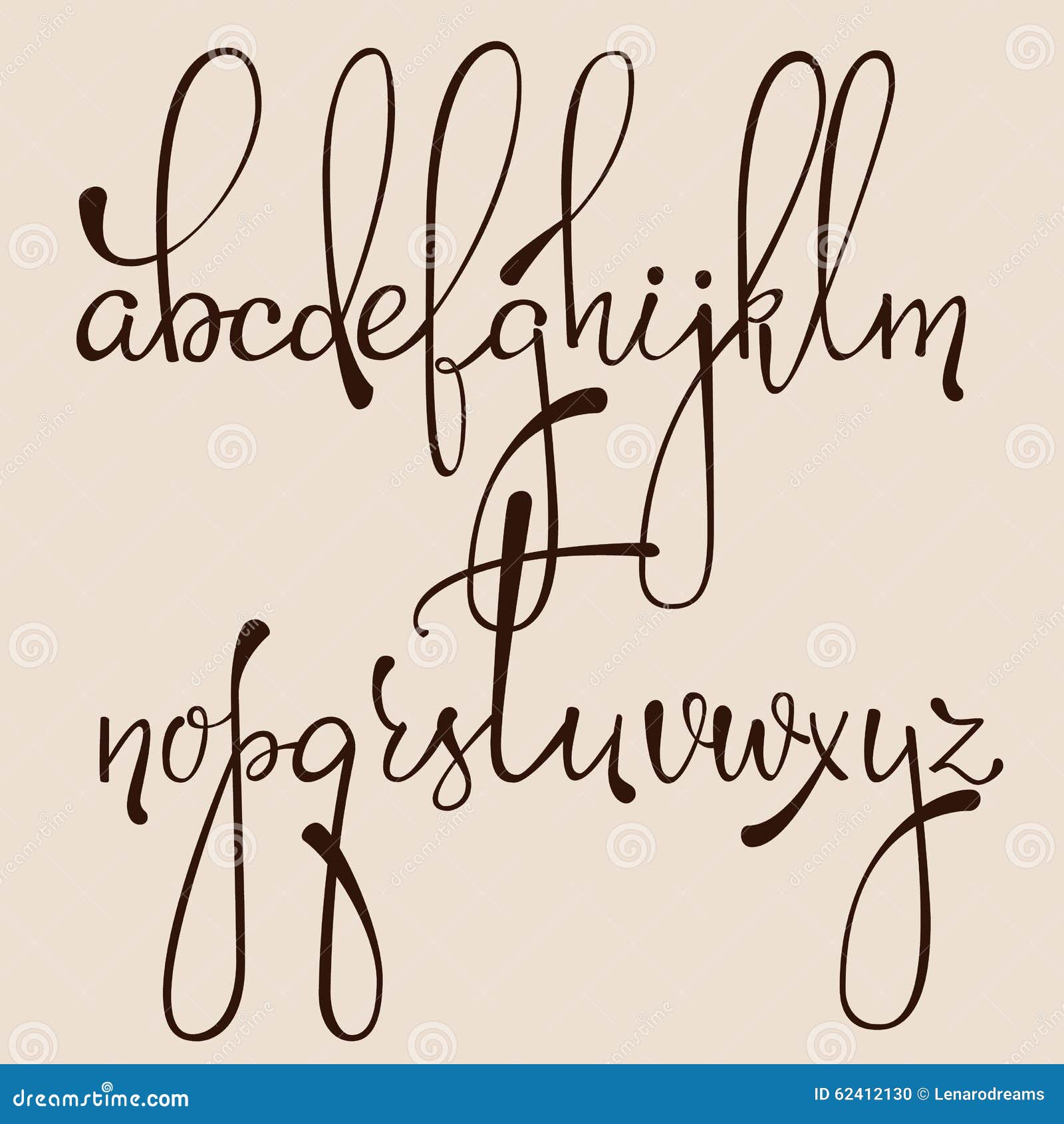 cute handwriting fonts alphabet