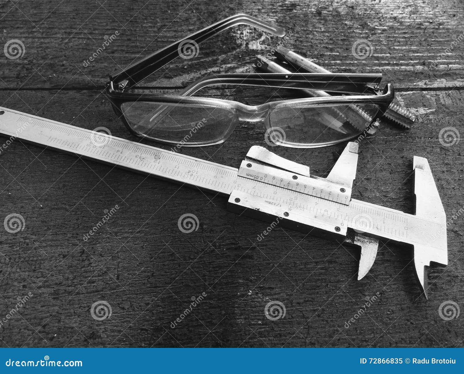 callipers and glasses