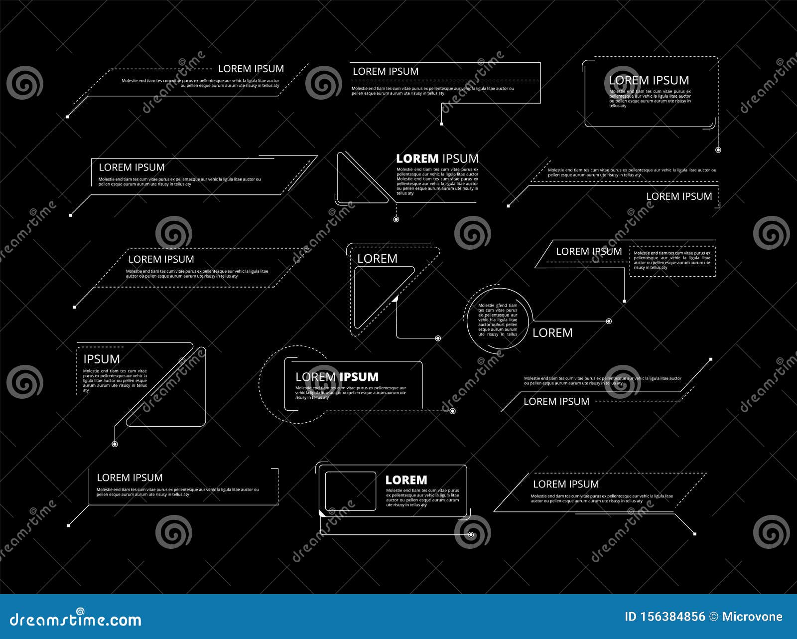 callouts text. title call out labels technology callout marketing boxes lower third bars business categories layout