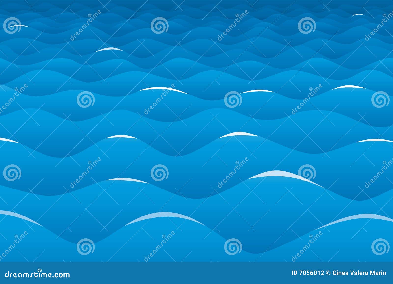 Calm ocean background stock vector. Illustration of blue - 7056012