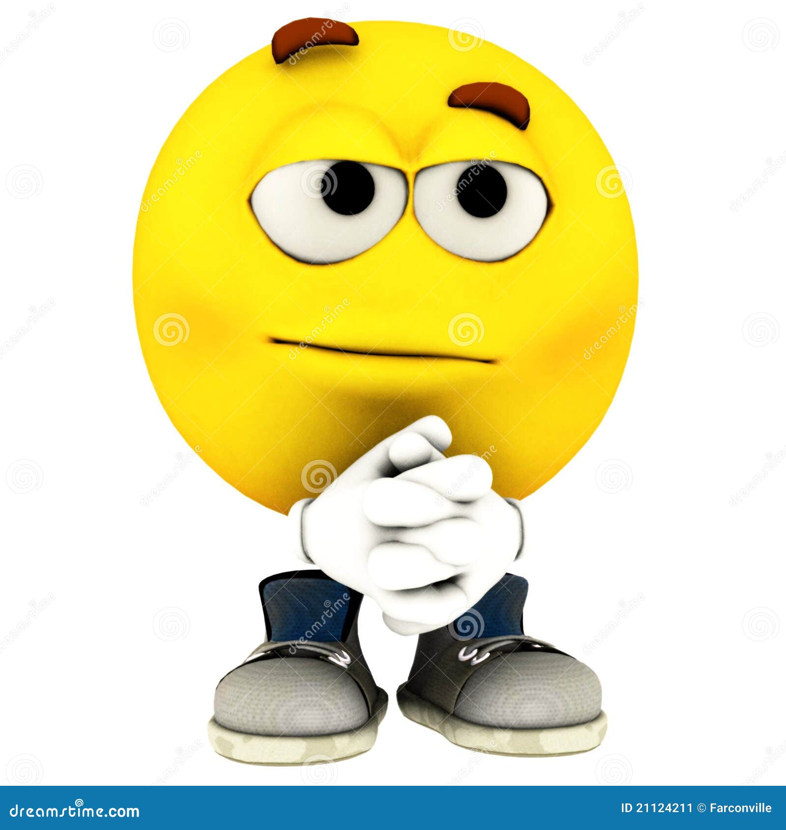 Calma stock de ilustración. Ilustración de emote, hilarante 21124211