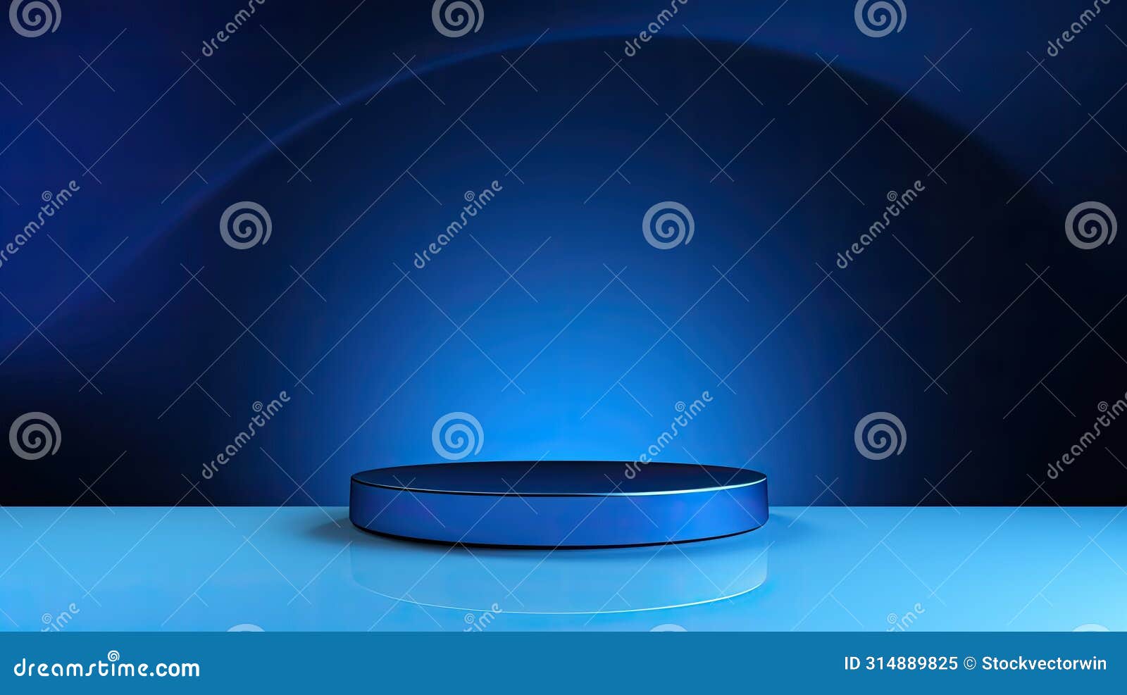 calmness blue award background