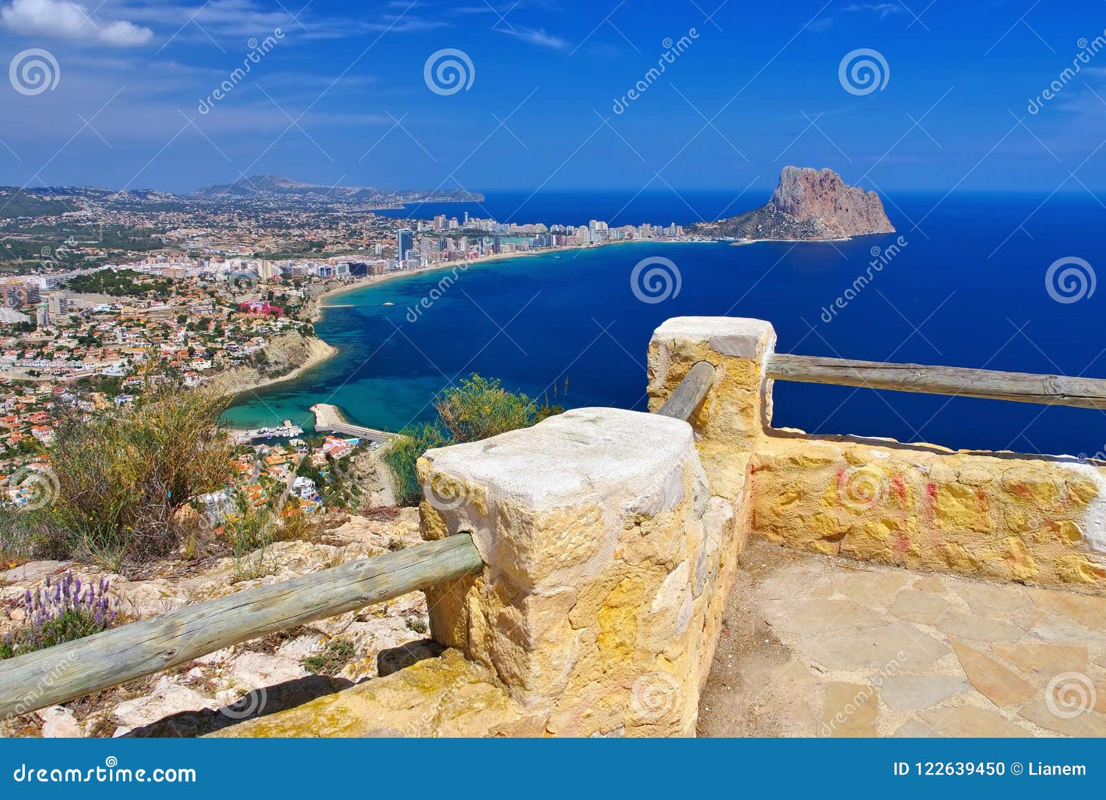 calpe and penon de ifach, costa blanca