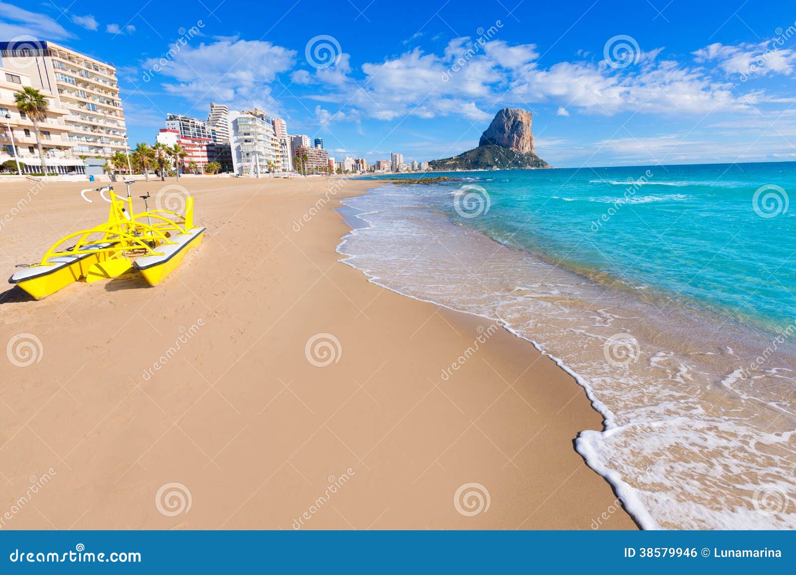 calpe playa arenal bol beach alicante