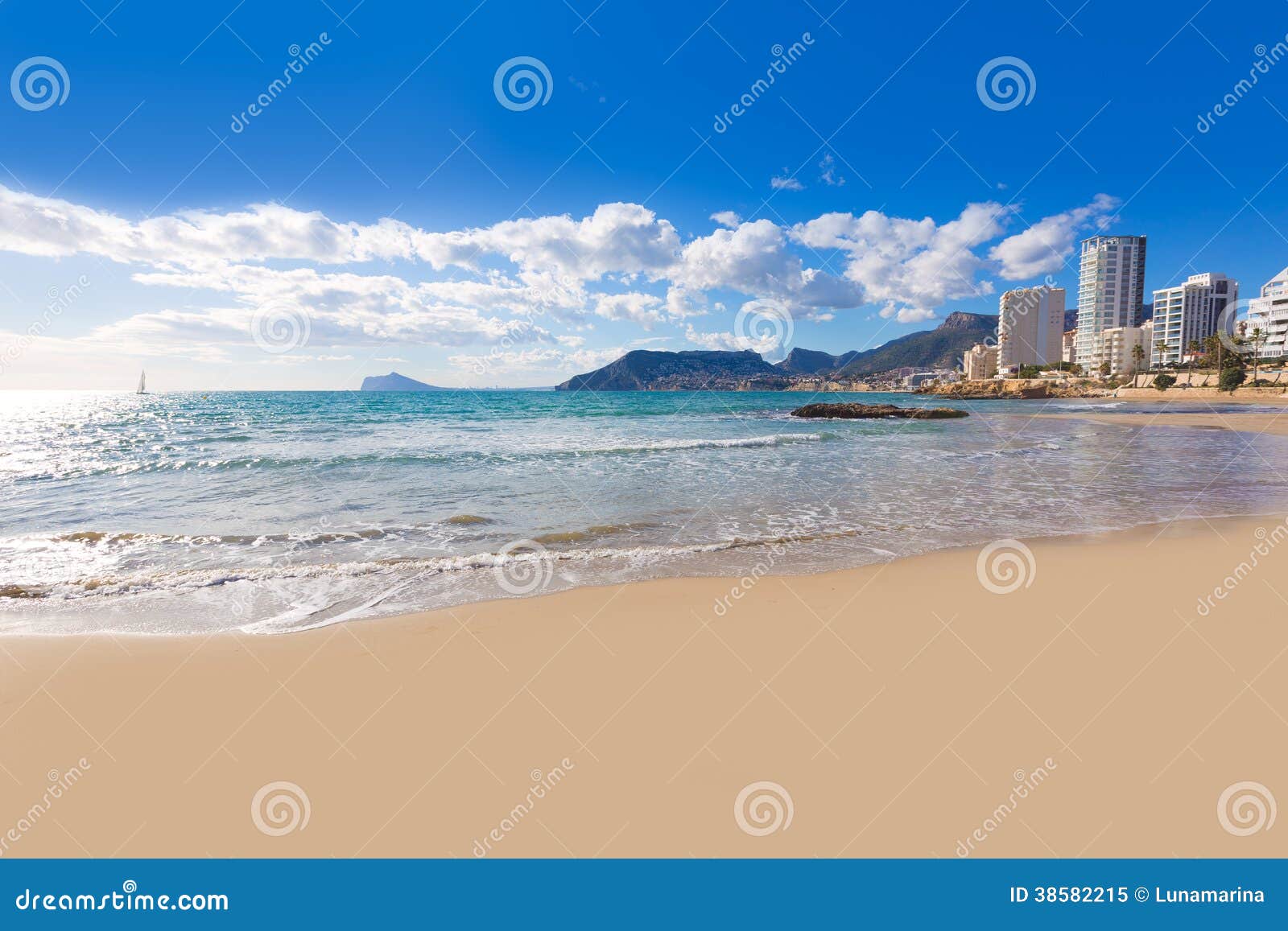 calpe playa cantal roig beach alicante