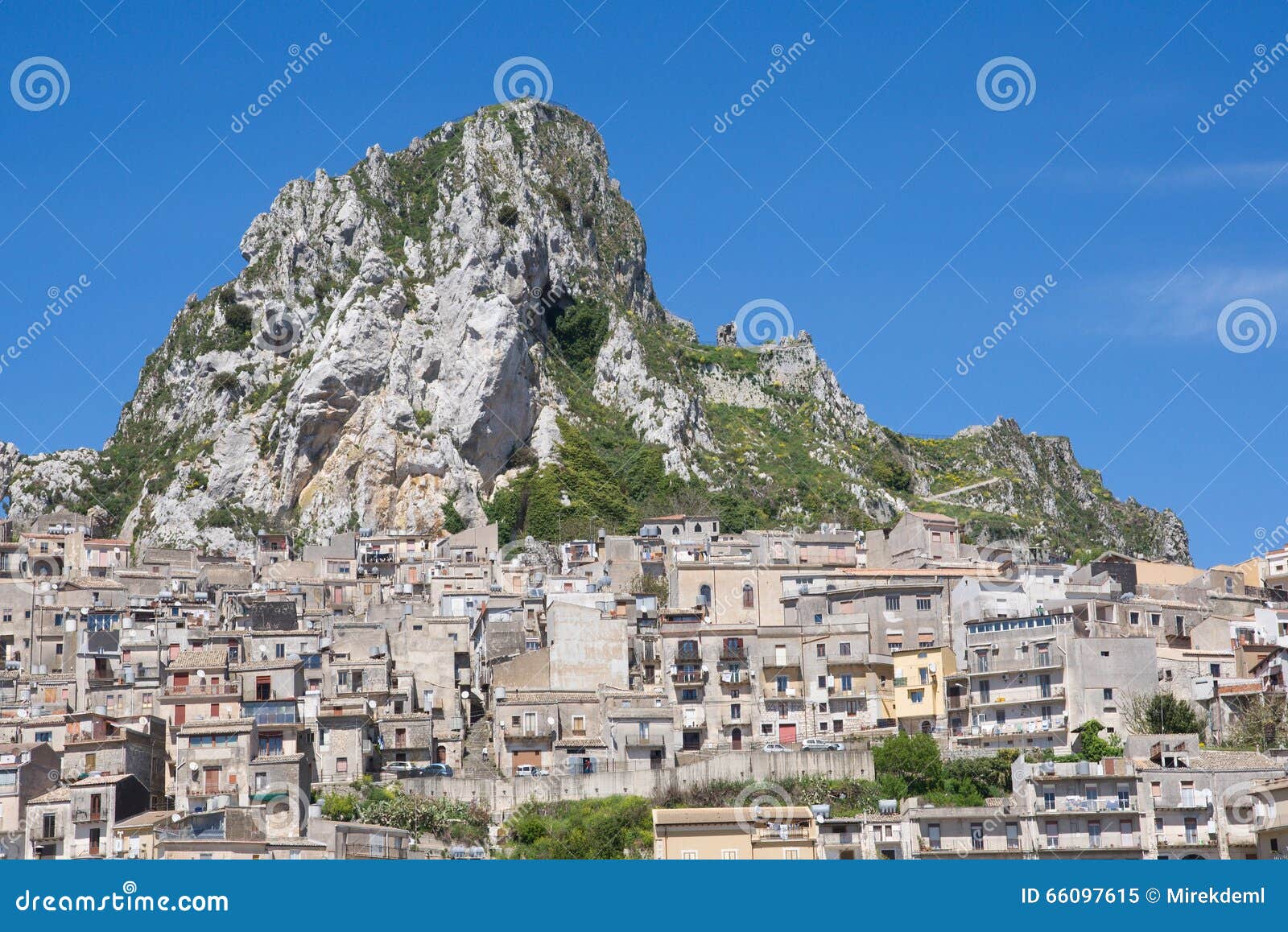 Caltabellotta Sicilien, Italien Fotografering för Bildbyråer Bild av