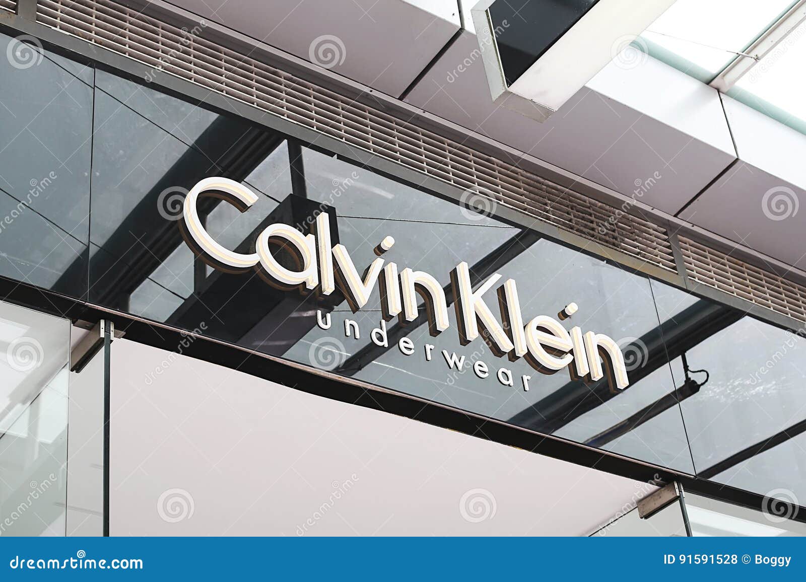 Calvin Klein store editorial stock photo. Image of clothes - 91591528