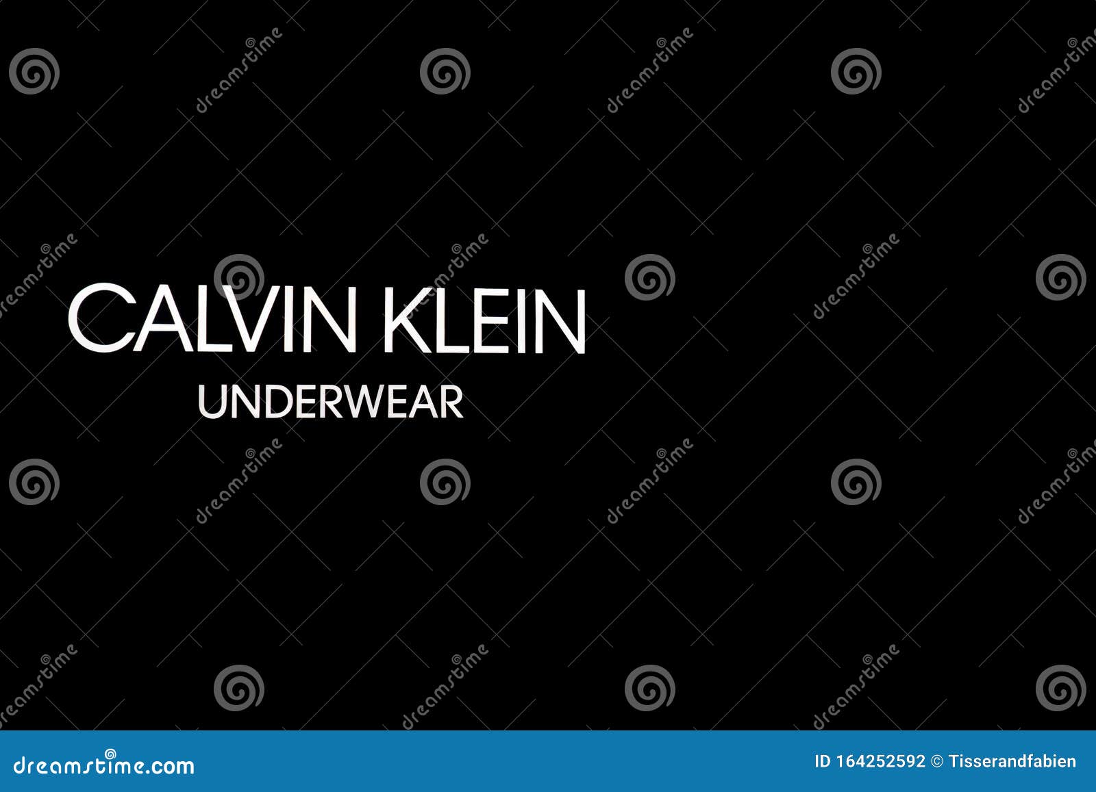 Calvin Klein Underwear Logo in Paris, Editorial Photography - Image of  exterior, outlet: 164252592
