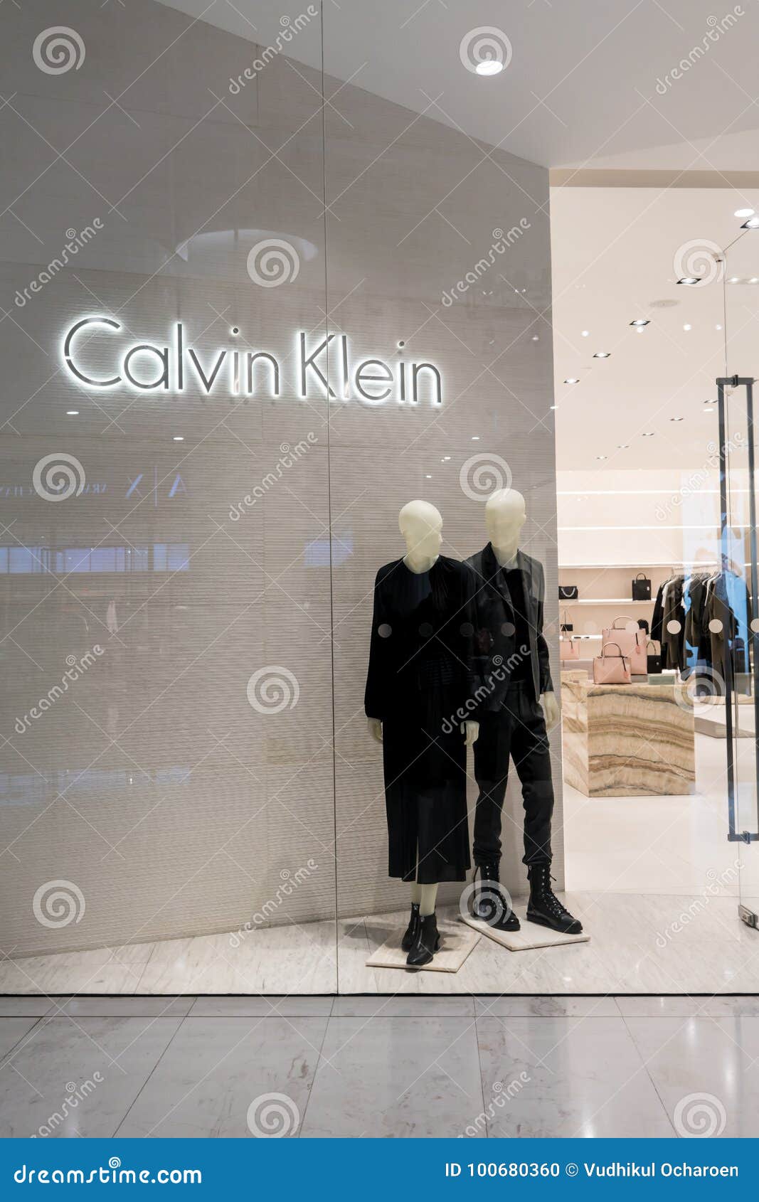 Calvin Klien Shop at Emquartier Thailand, Sep 3, 2017 Editorial Image ...