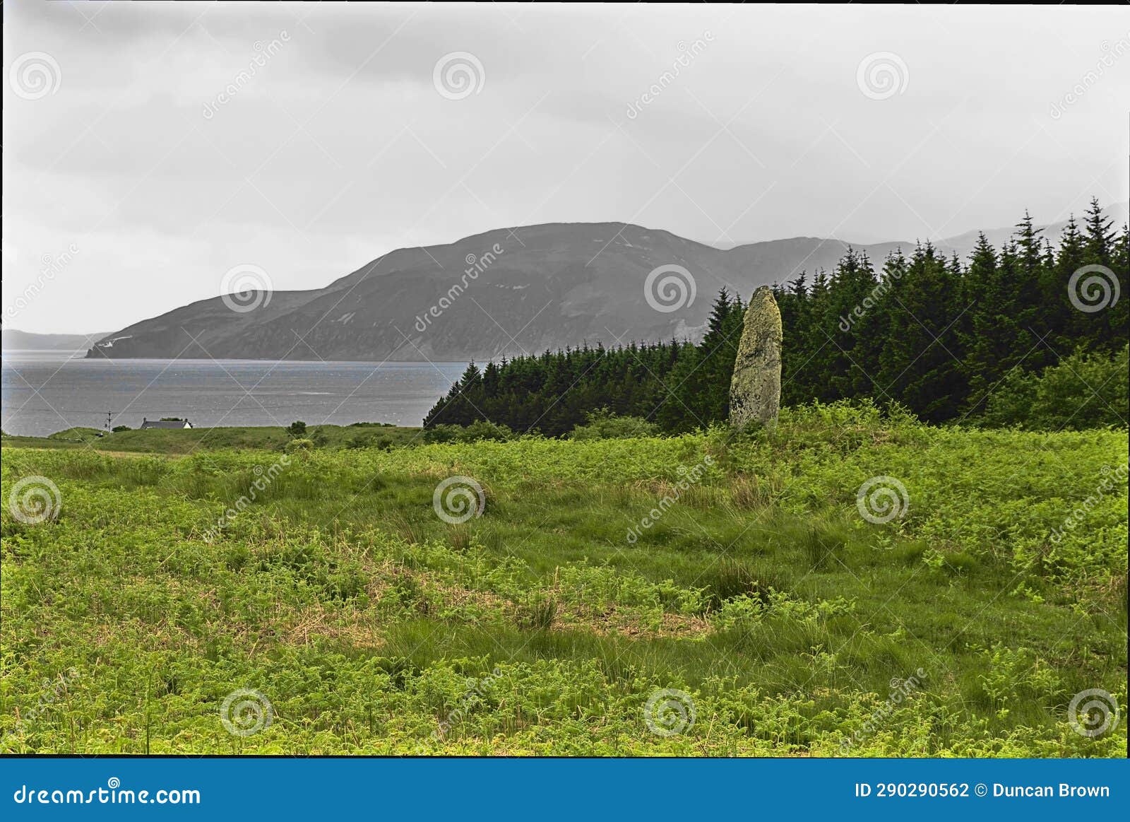 cama an staca, standing stone, isle of jura, scotland