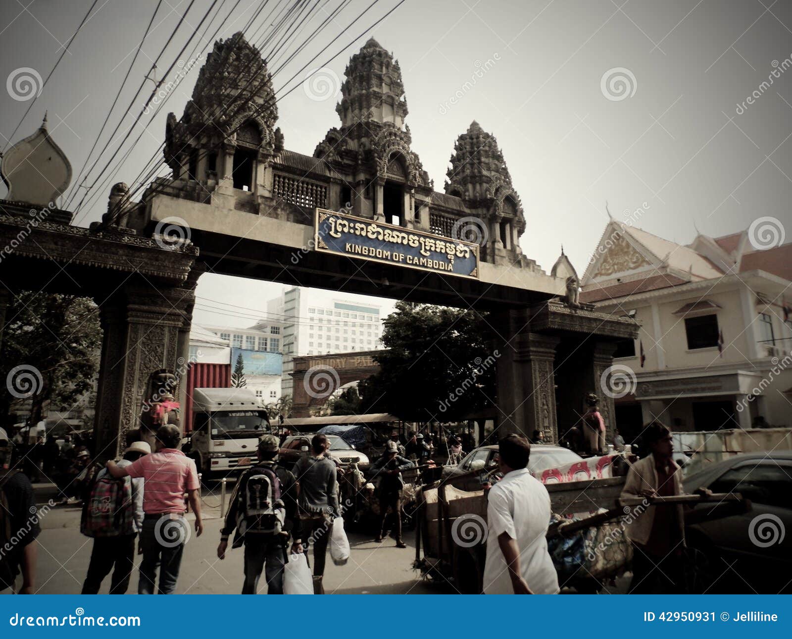 Cambodia border editorial photo. Image of border, cambodia 42950931
