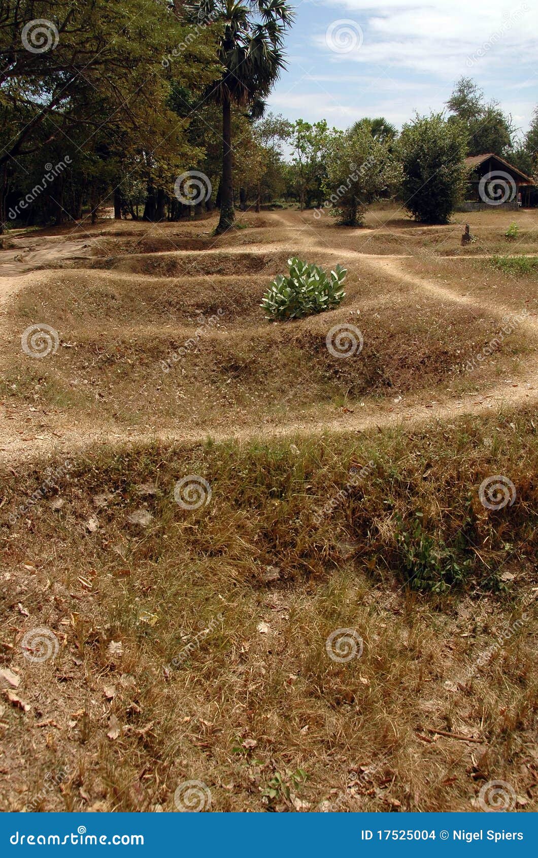 Cambodia Killing Fields - Mass Graves Stock Photo | CartoonDealer.com