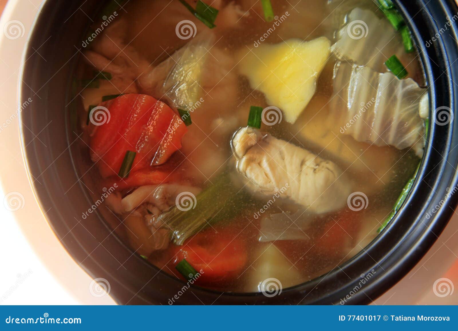 Cambodian Traditional Fish Soup Stock Image Image of bowl, nutrition